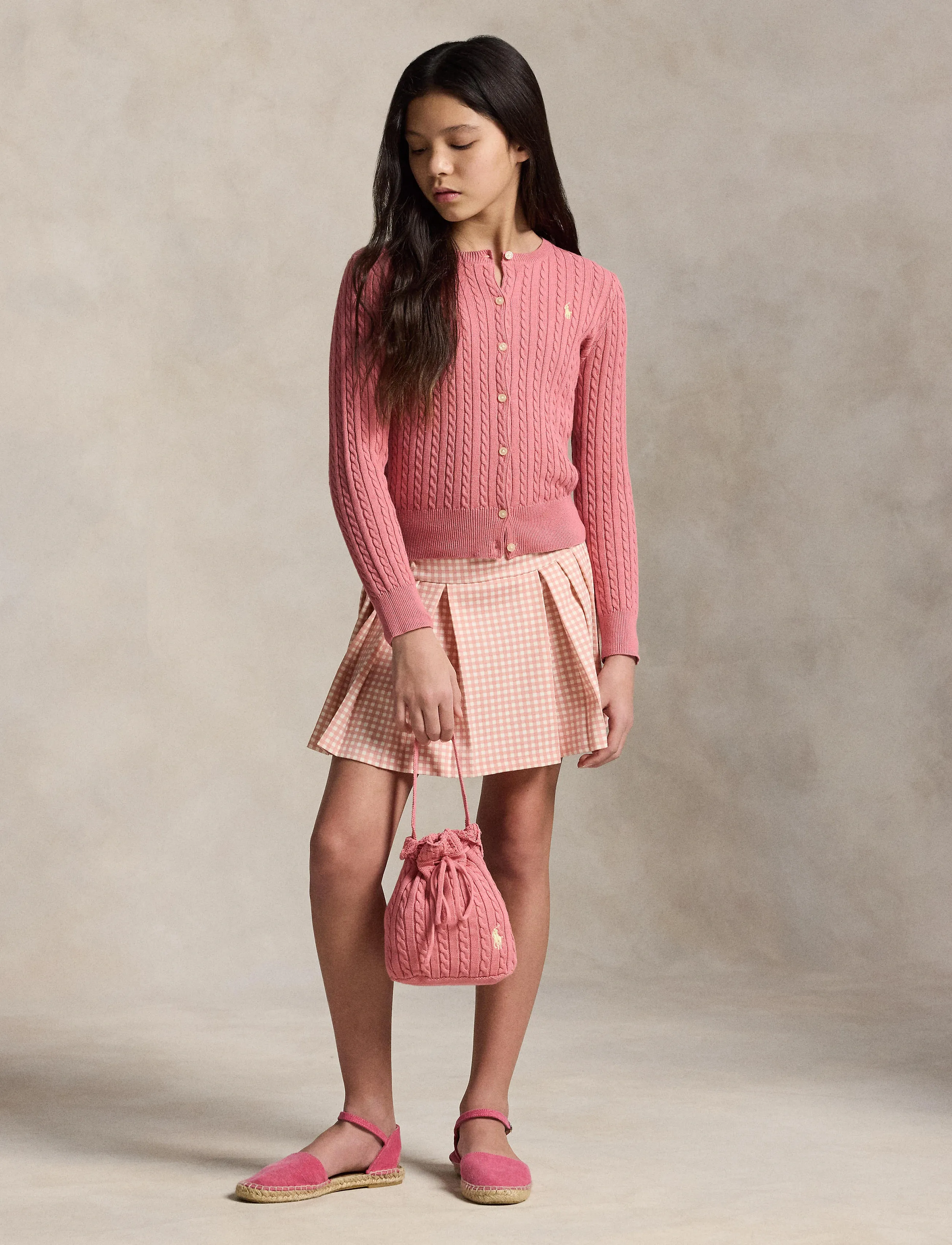 Ralph Lauren Kids COTTON-TP-SWT - Koftor - DESERT ROSE / pink/rose