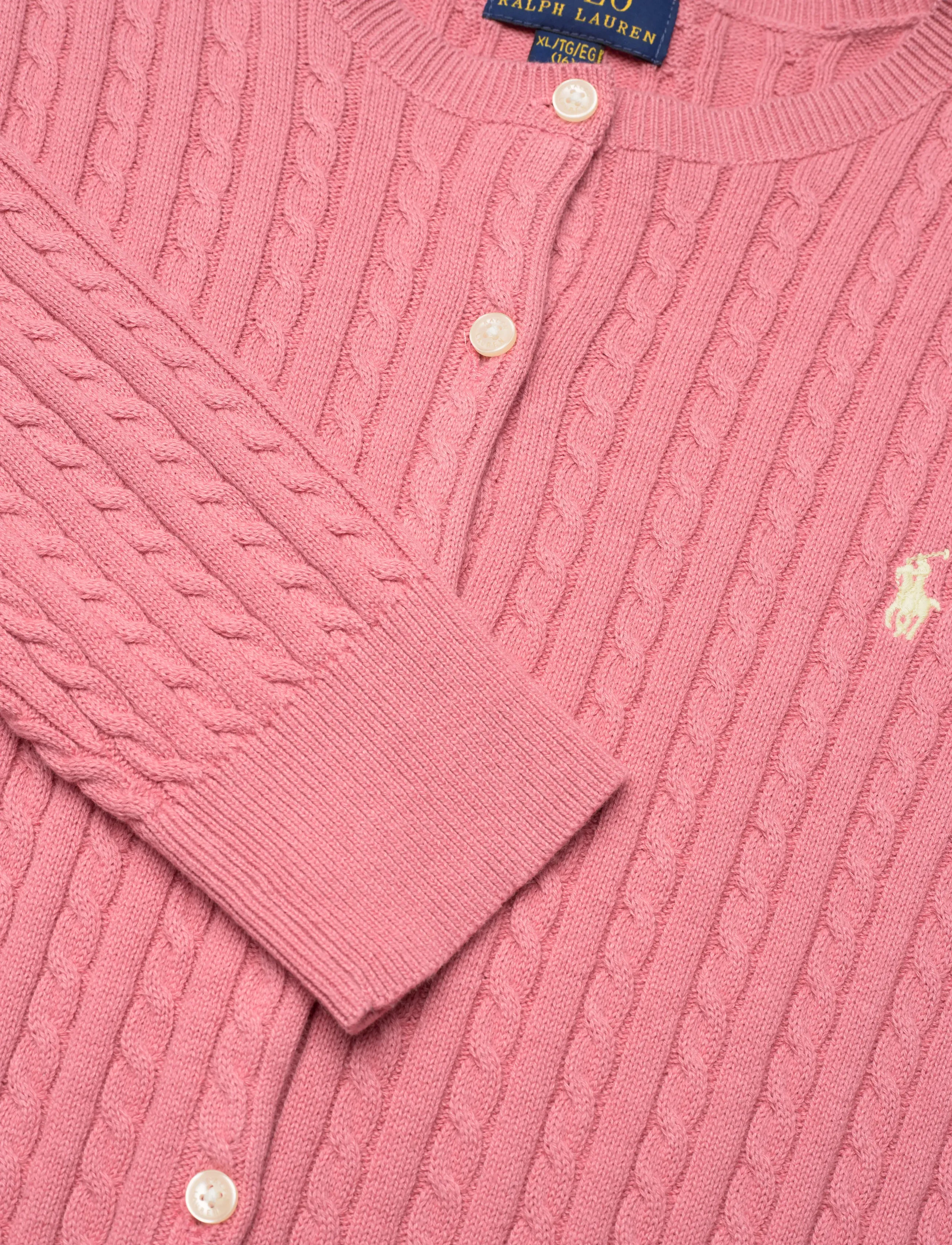 Ralph Lauren Kids - COTTON-TP-SWT - cardigans - desert rose - 5