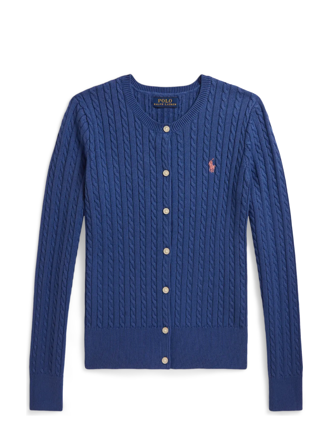 Ralph Lauren Kids Cotton-Tp-Swt, S, Knitwear, Blau - Cardigans, Kinder