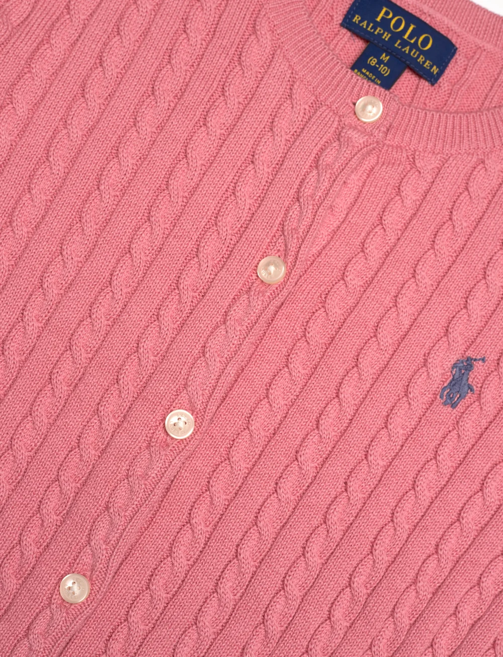 Ralph Lauren Kids - COTTON-TP-SWT - cardigans - faded peony w/ na - 2