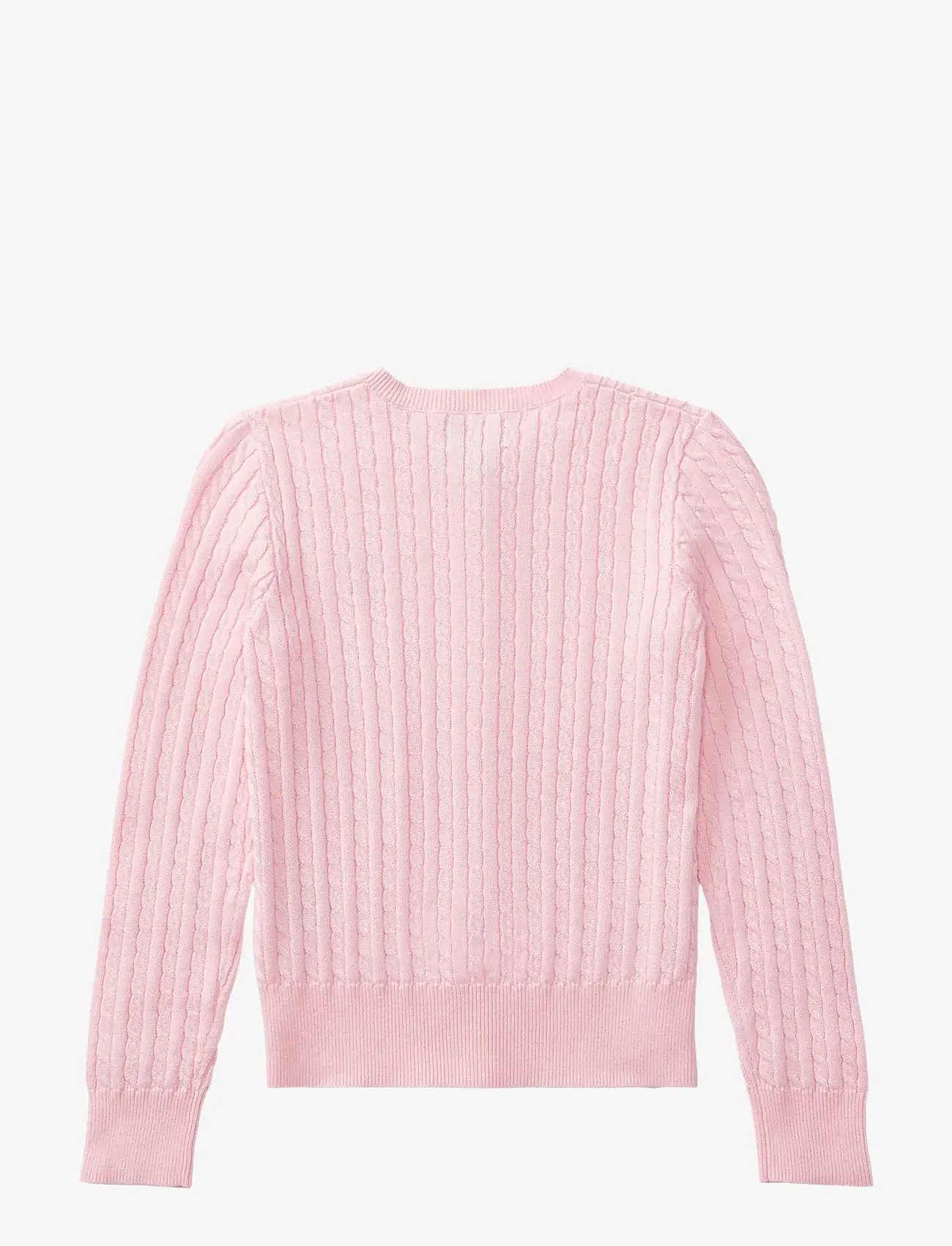 Ralph Lauren Kids - Mini-Cable Cotton Cardigan - jakas - hint of pink - 2