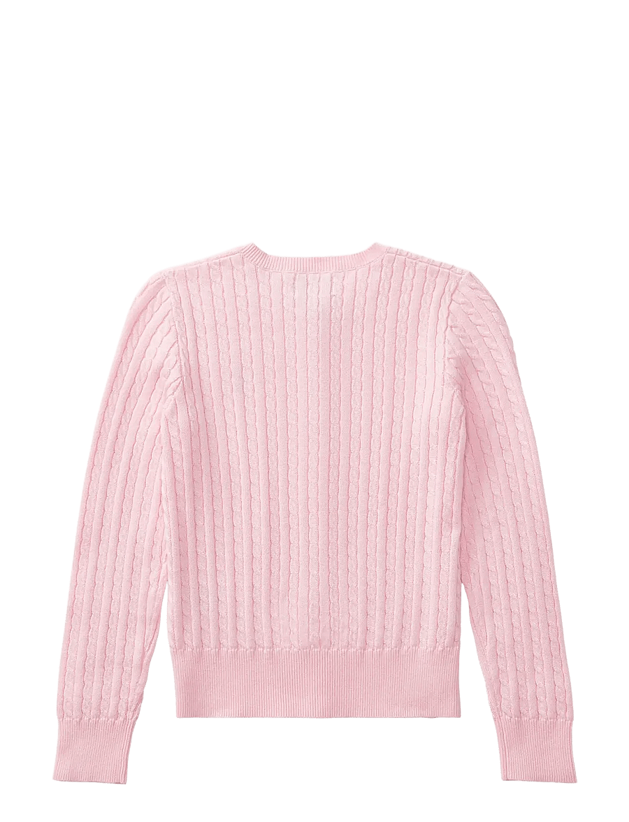 Ralph Lauren Kids - COTTON-TP-SWT - gebreide vesten - hint of pink - 3