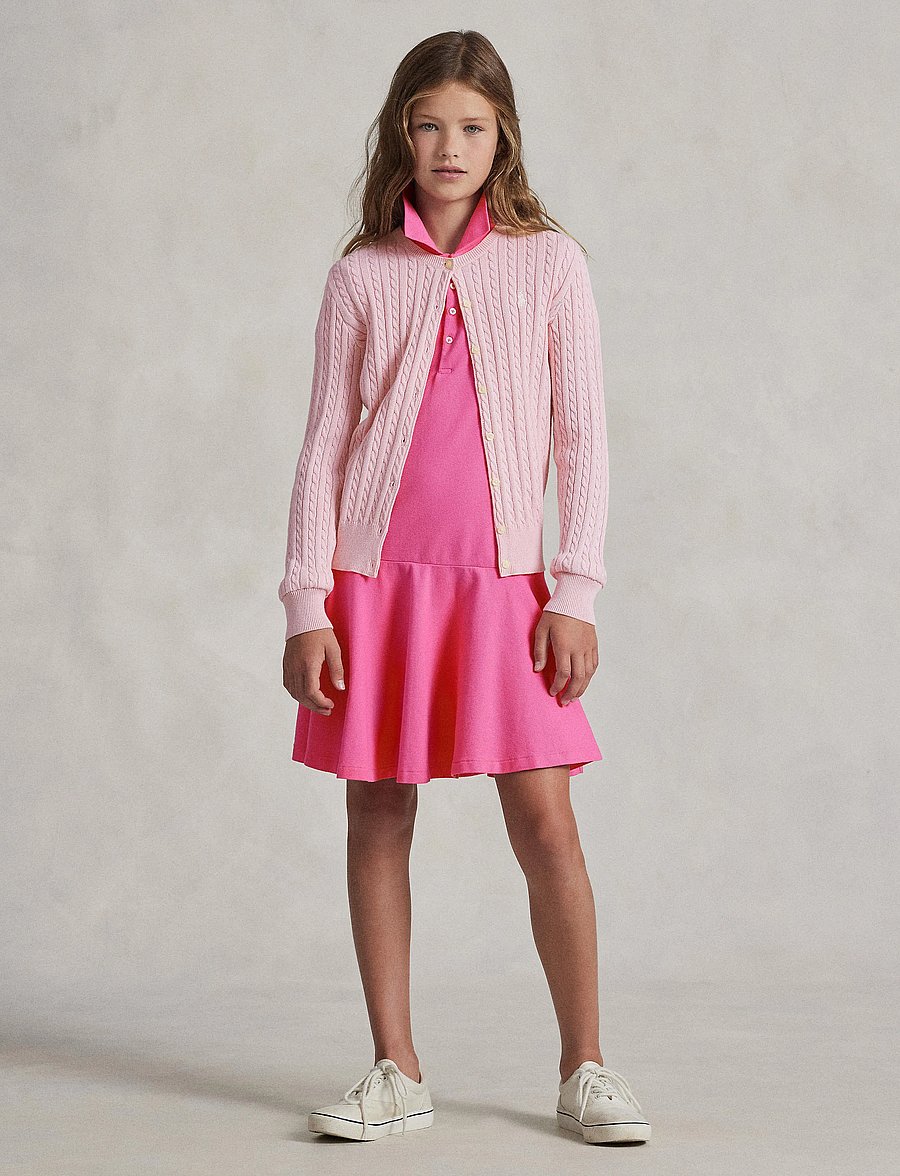 Ralph Lauren Kids - COTTON-TP-SWT - gebreide vesten - hint of pink - 1