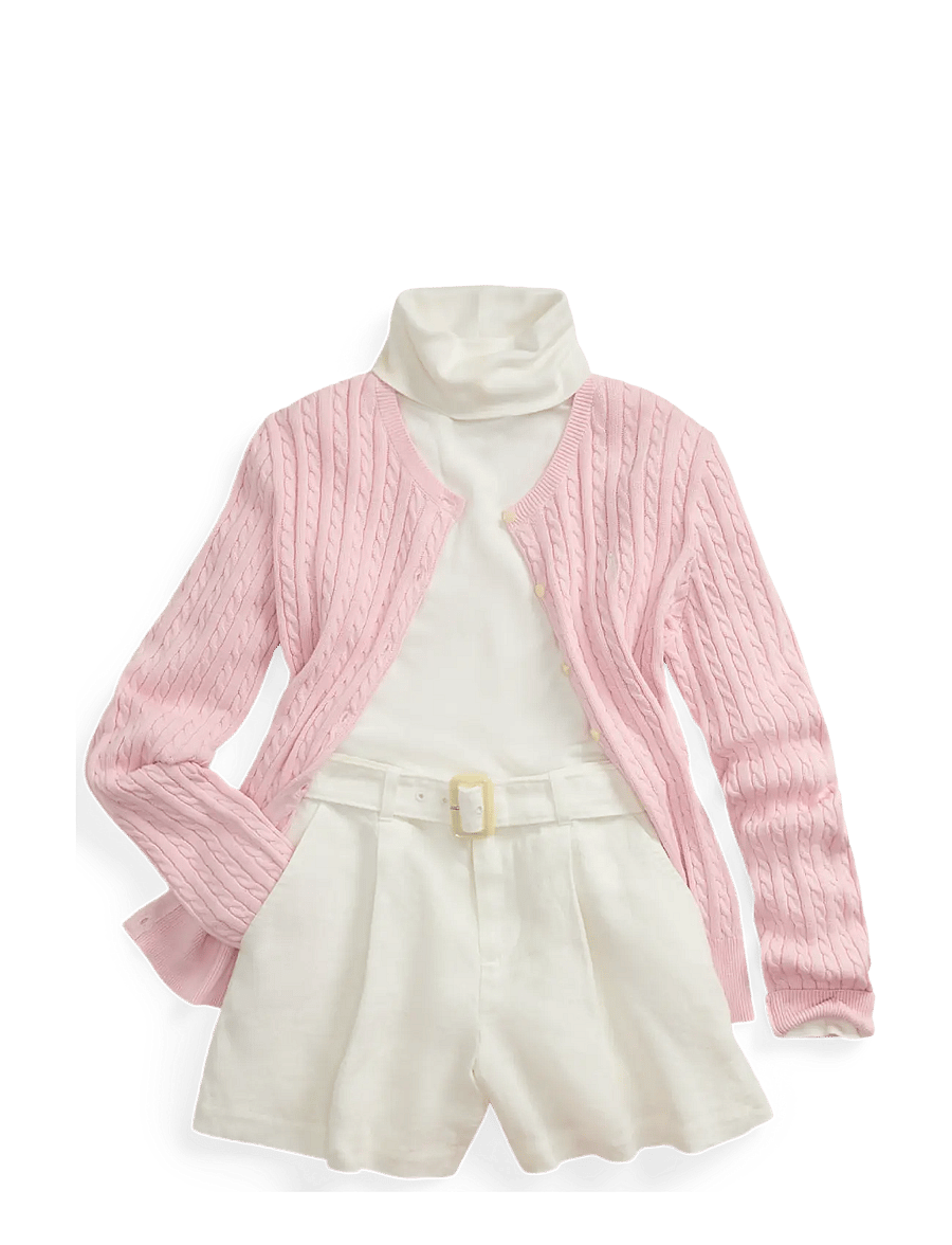 Ralph Lauren Kids - COTTON-TP-SWT - gebreide vesten - hint of pink - 4