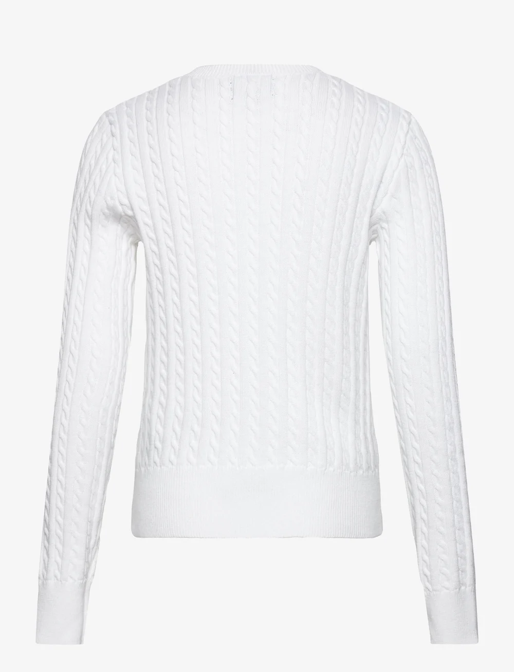 Ralph Lauren Kids - Mini-Cable Cotton Cardigan - cardigans - optic white w/ na - 2