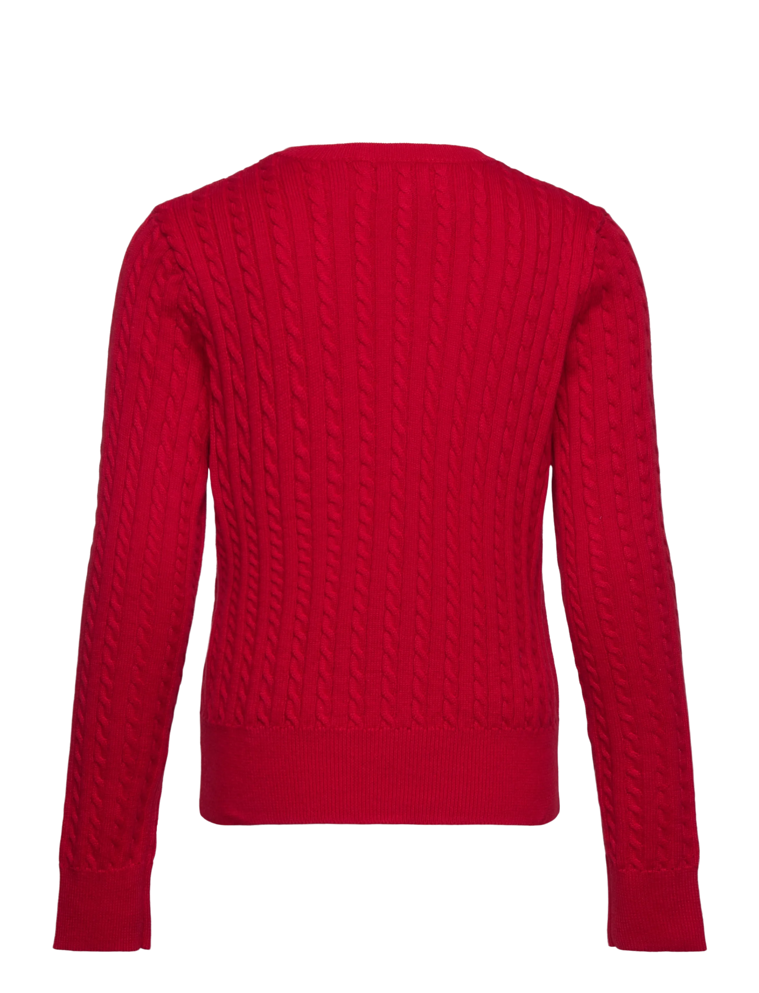 Ralph Lauren Kids - Mini-Cable Cotton Cardigan - rl 2000 red w/ na - 1