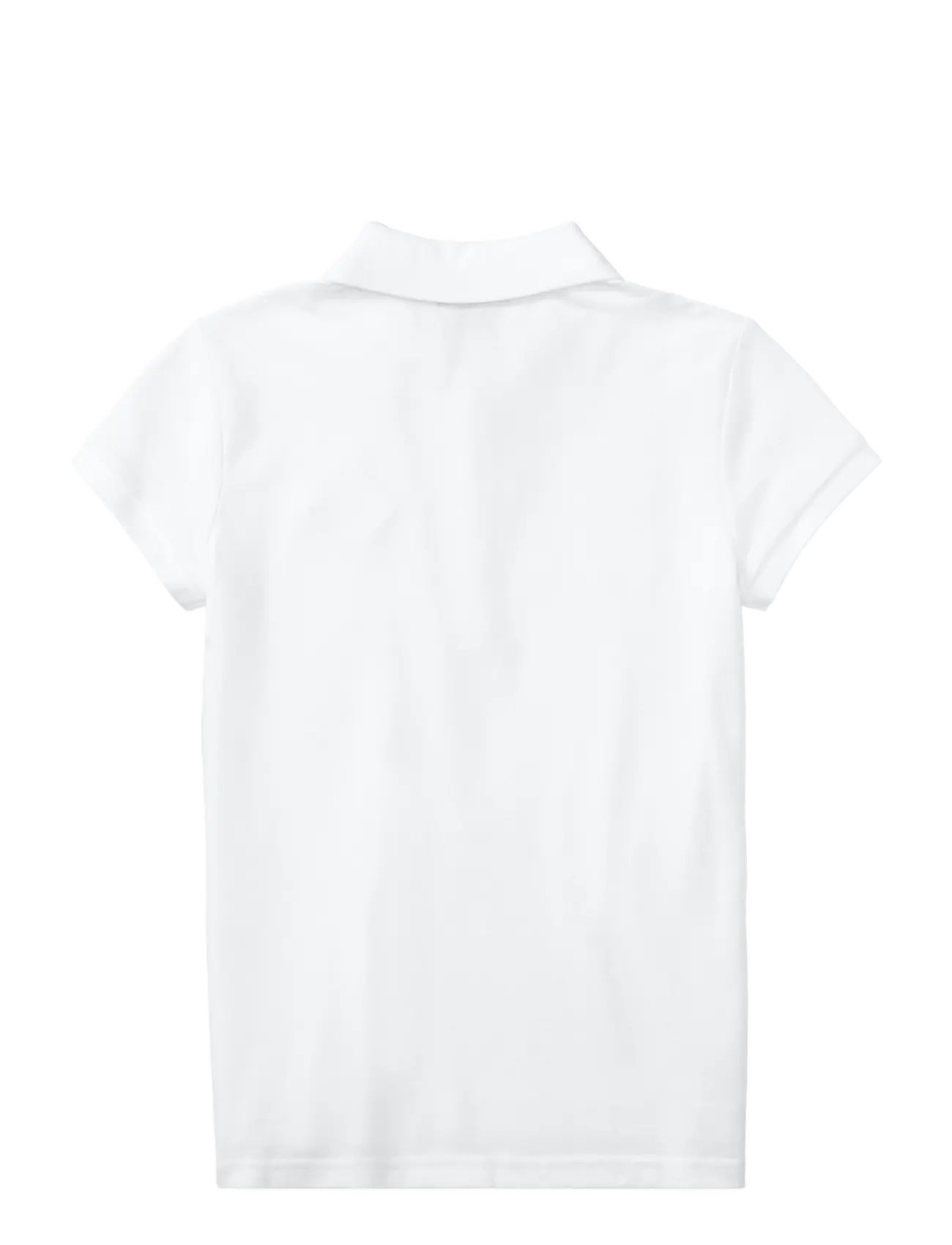 Ralph Lauren Kids - Stretch Mesh Polo Shirt - kortärmade pikéer - white - 2