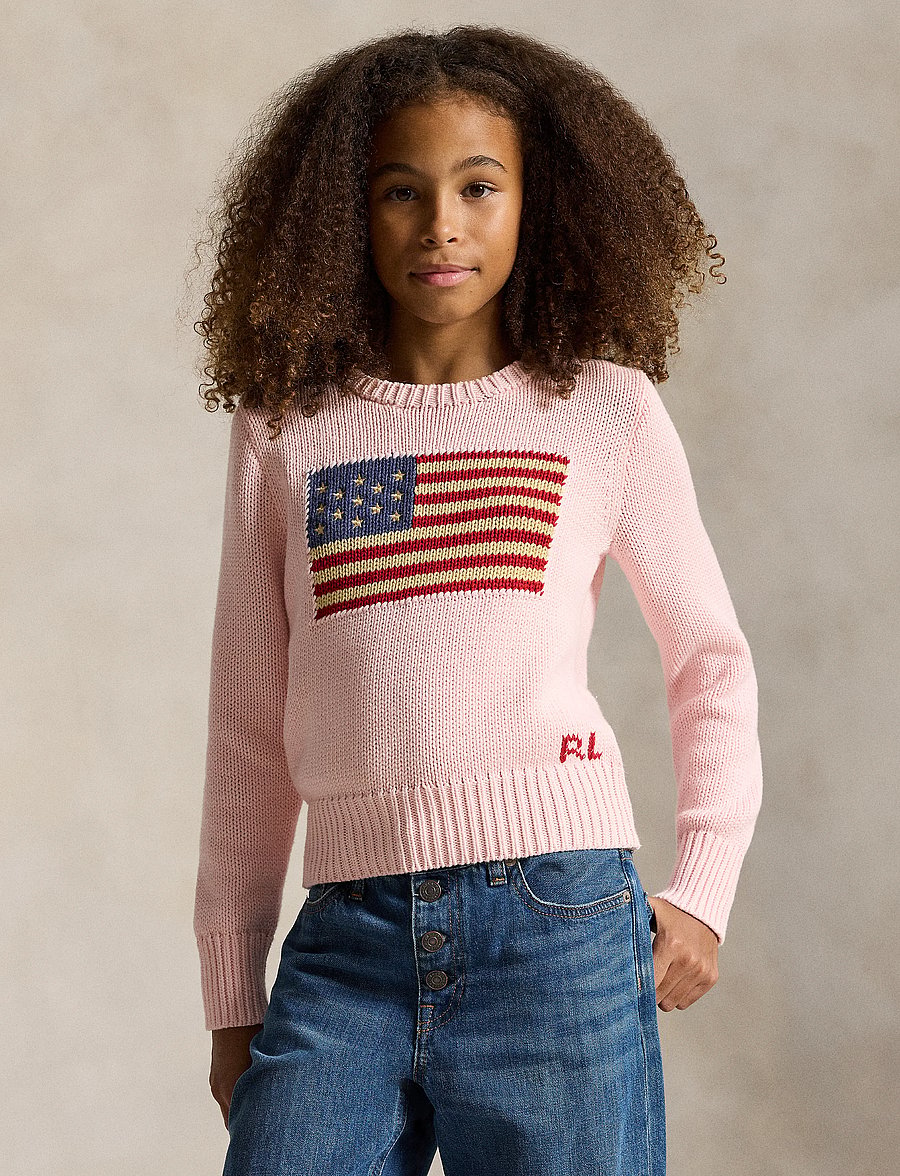Ralph Lauren Kids - COTTON-AMERICAN SWT-TP-SWT - pullover - acacia pink - 3