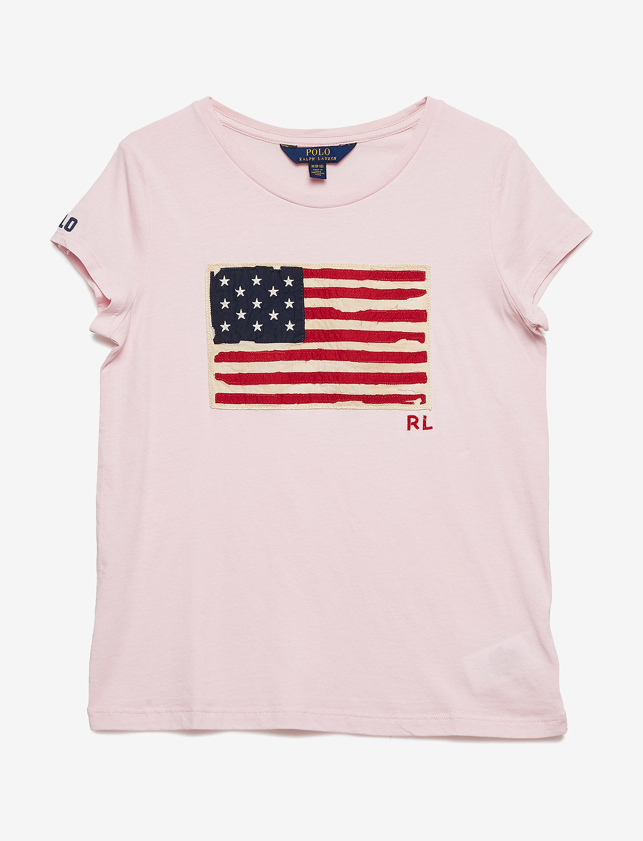 Ralph Lauren Kids - Washed Cotton Graphic Tee - hint of pink - 0