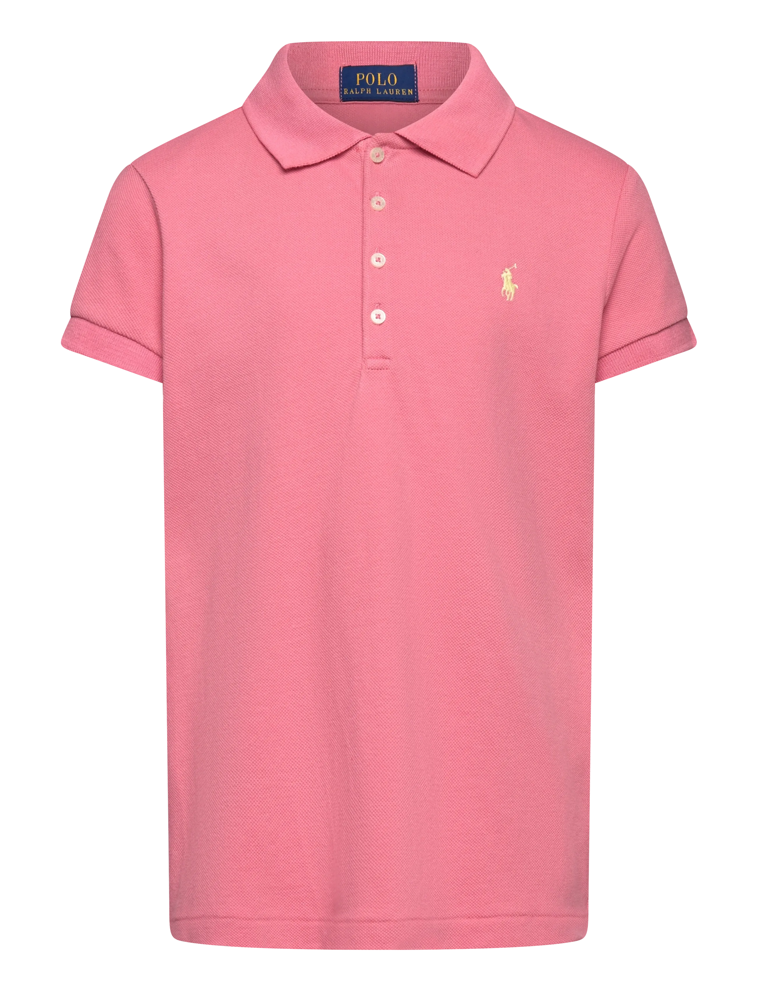 Ralph Lauren Kids STRETCH MESH-SS POLO SHRT-TP-KNT - 4 for 3 - DESERT ROSE / pink/rose