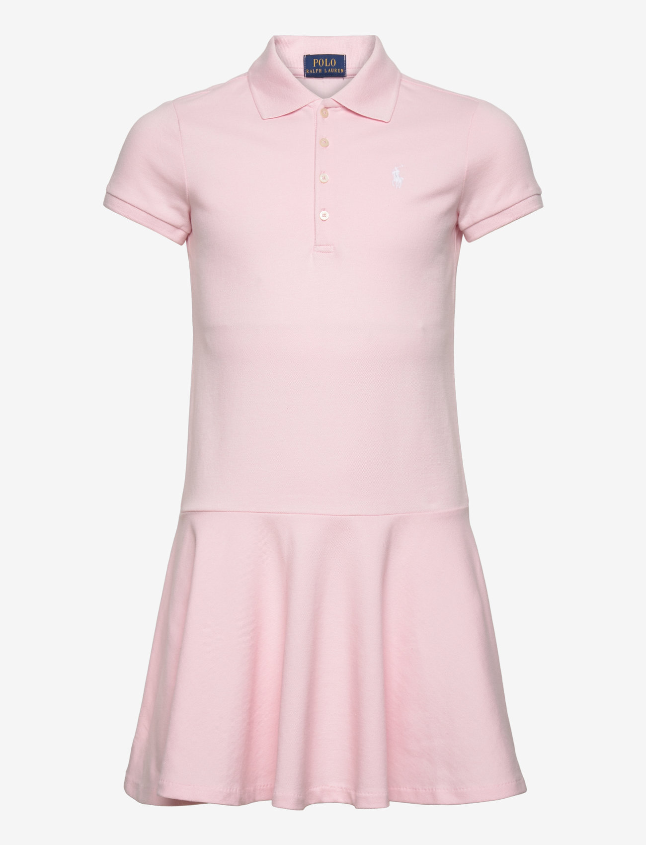 Ralph Lauren Kids - Short-Sleeve Polo Dress - short-sleeved casual dresses - hint of pink w/ w - 0