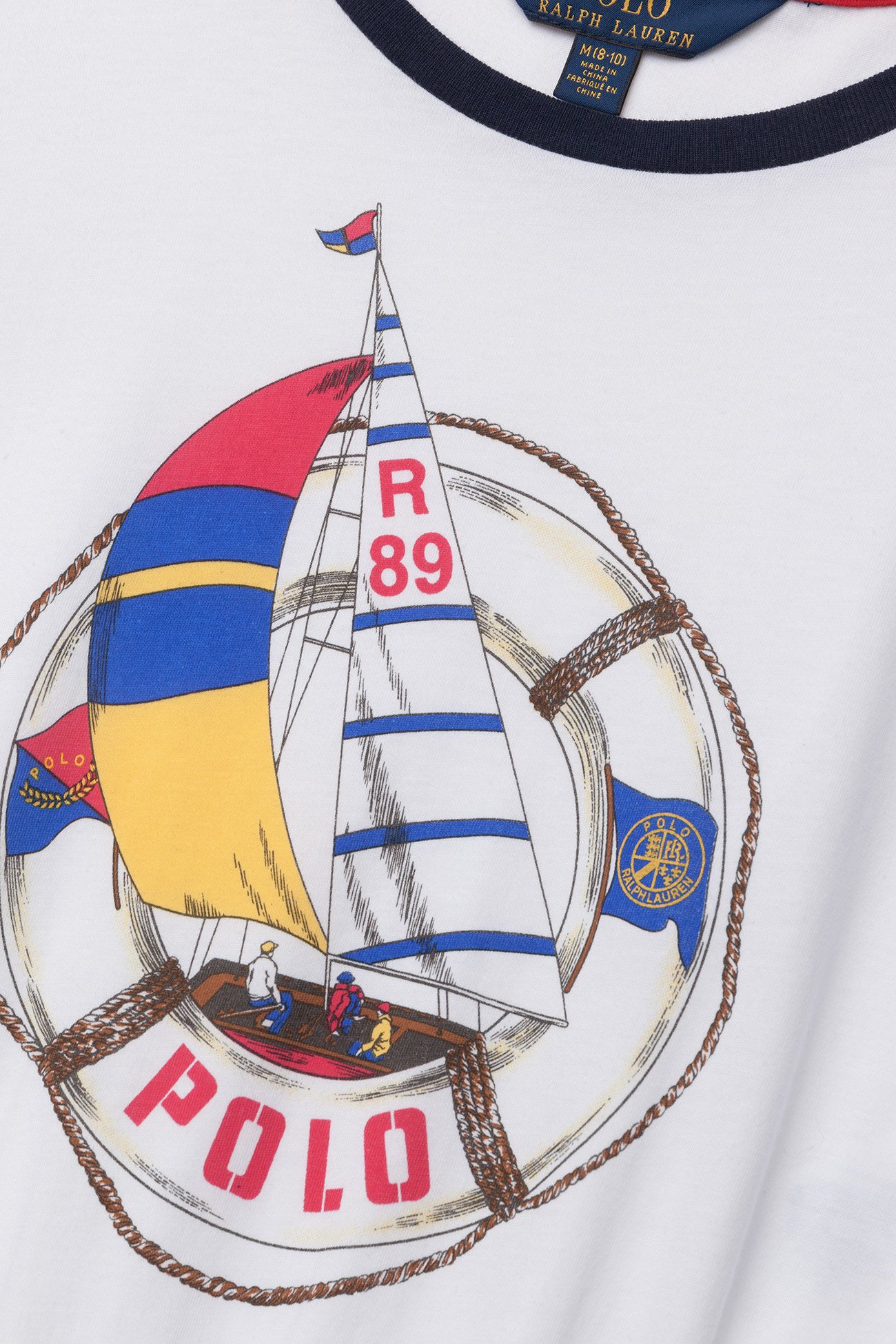 Ralph Lauren Kids - COTTON JERSEY-T SHIRT DR-DR-KNT - white - 2