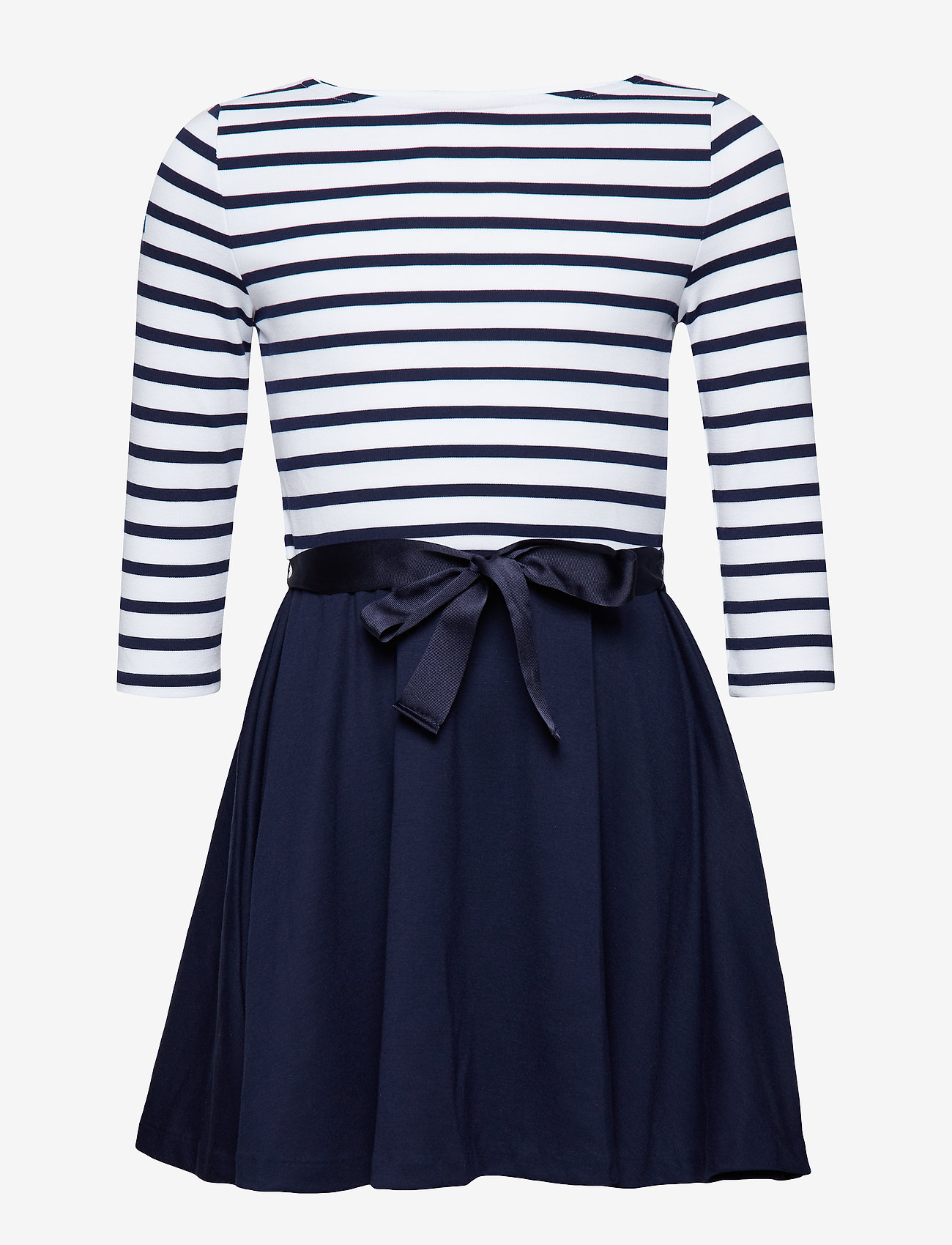 Ralph Lauren Kids - Two-Tone Ponte Dress - french navy/white - 0