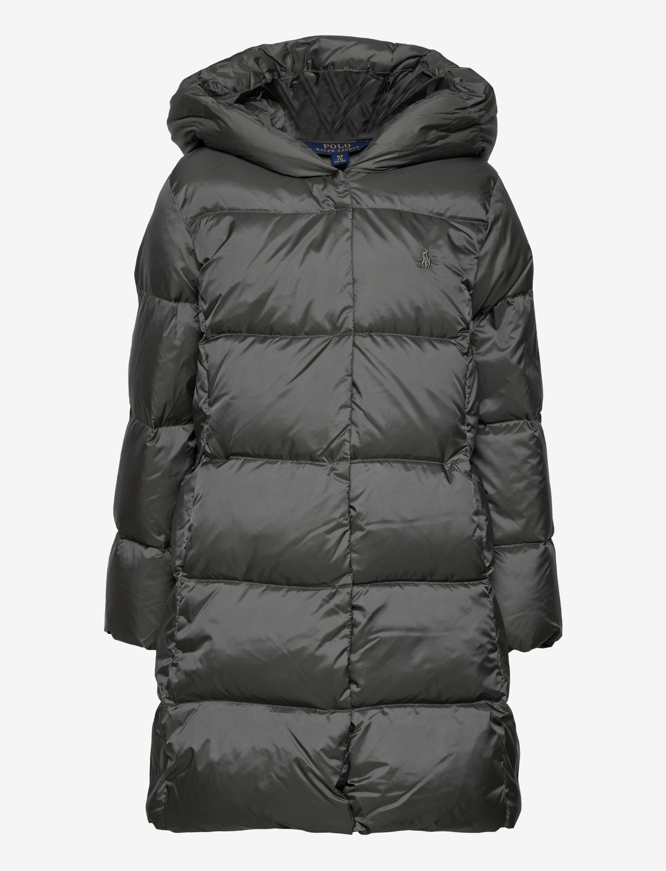 Ralph Lauren Kids - Quilted Hooded Down Coat - magnum grey - 1