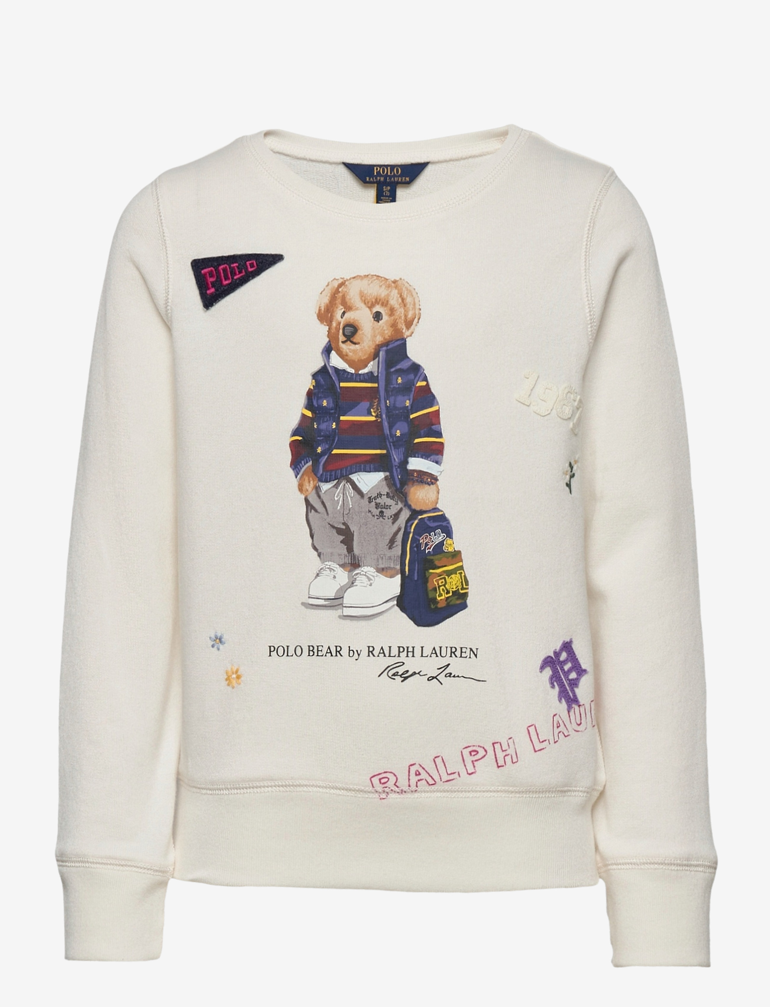 Ralph Lauren Kids - Backpack Bear Sweatshirt - nevis - 1
