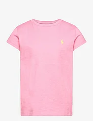 Ralph Lauren Kids - Cotton Jersey Tee - lyhythihaiset t-paidat - florida pink w/ o - 0
