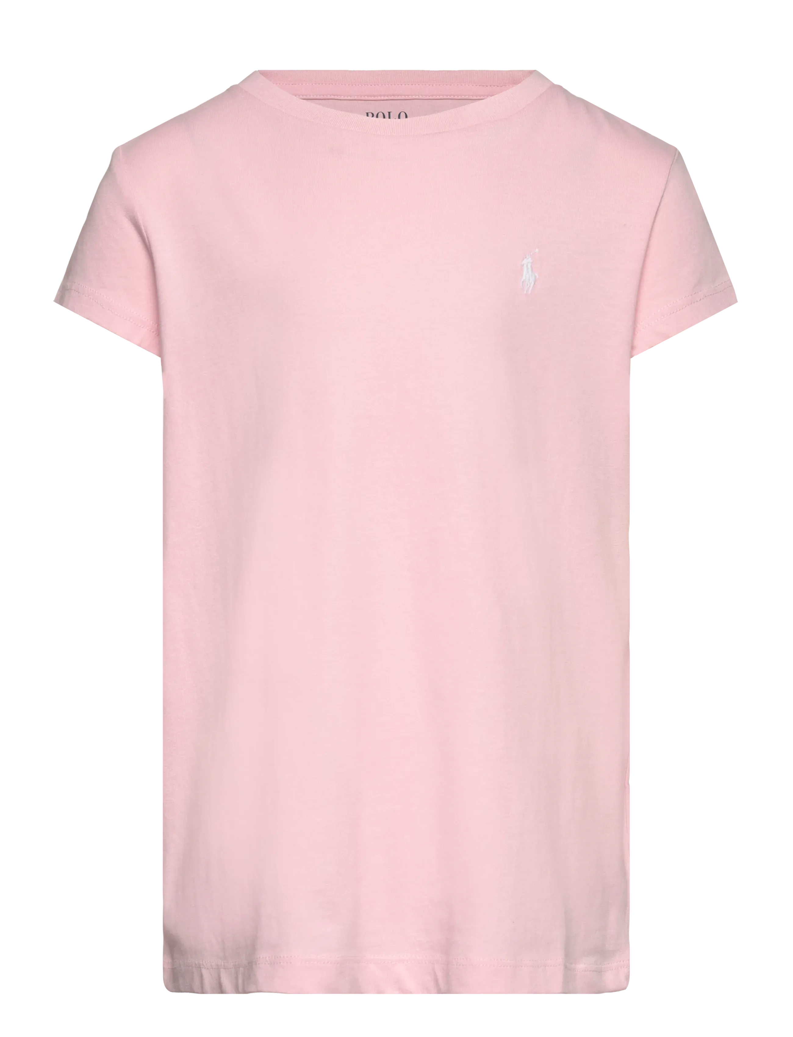 Ralph Lauren Kids - 30/1 JERSEY-SS CN TEE-TP-KNT - krótki rękaw - hint of pink - 0