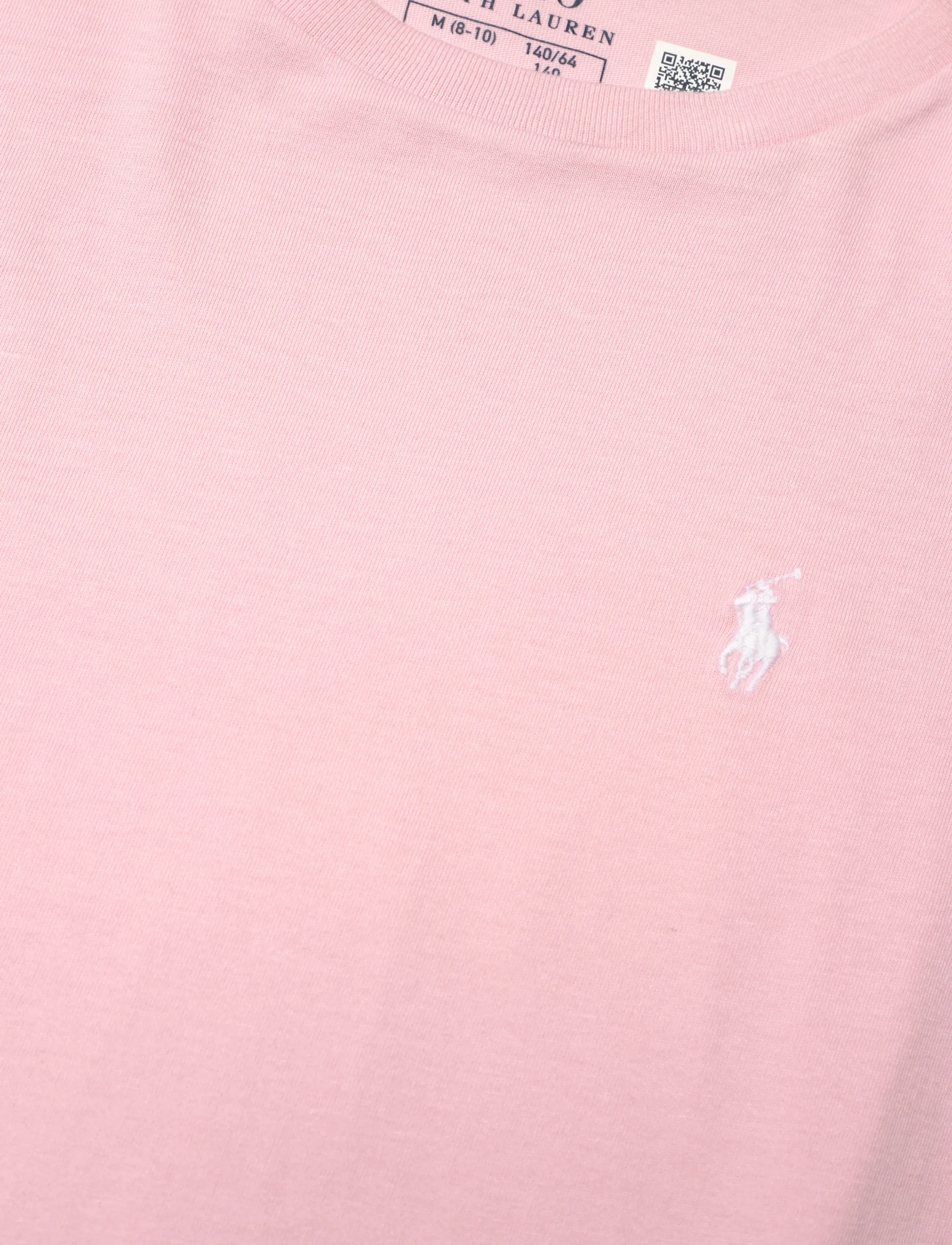 Ralph Lauren Kids - 30/1 JERSEY-SS CN TEE-TP-KNT - kurzärmelige - hint of pink - 5