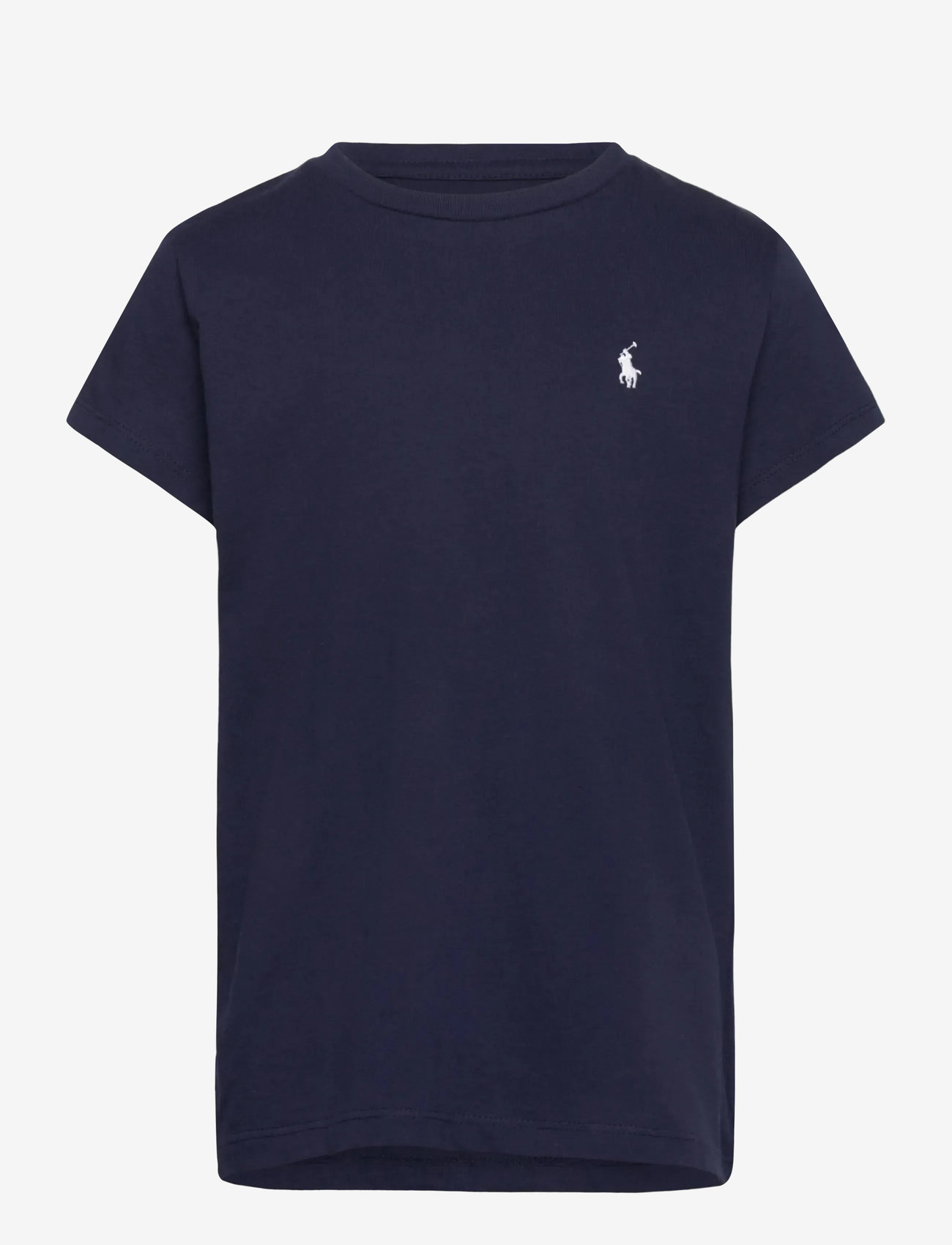 Ralph Lauren Kids - 30/1 JERSEY-SS CN TEE-TP-KNT - kurzärmelige - newport navy w/wh - 0