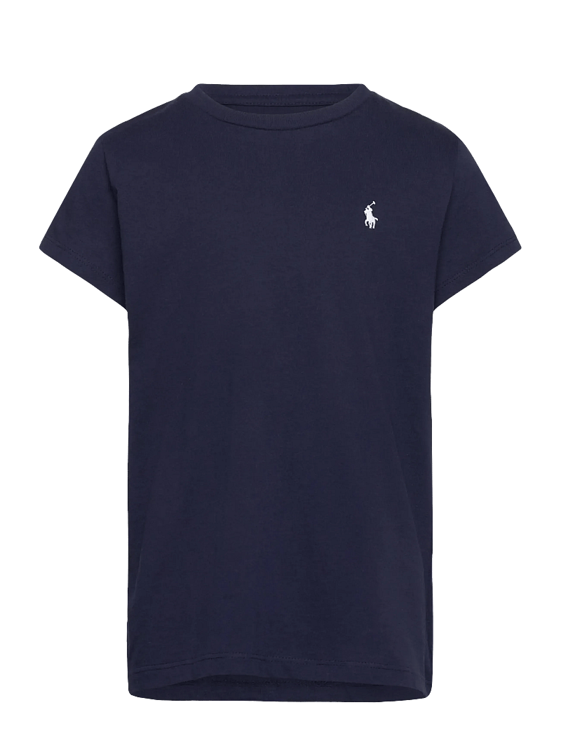 Ralph Lauren Kids - 30/1 JERSEY-SS CN TEE-TP-KNT - kurzärmelige - newport navy w/wh - 0