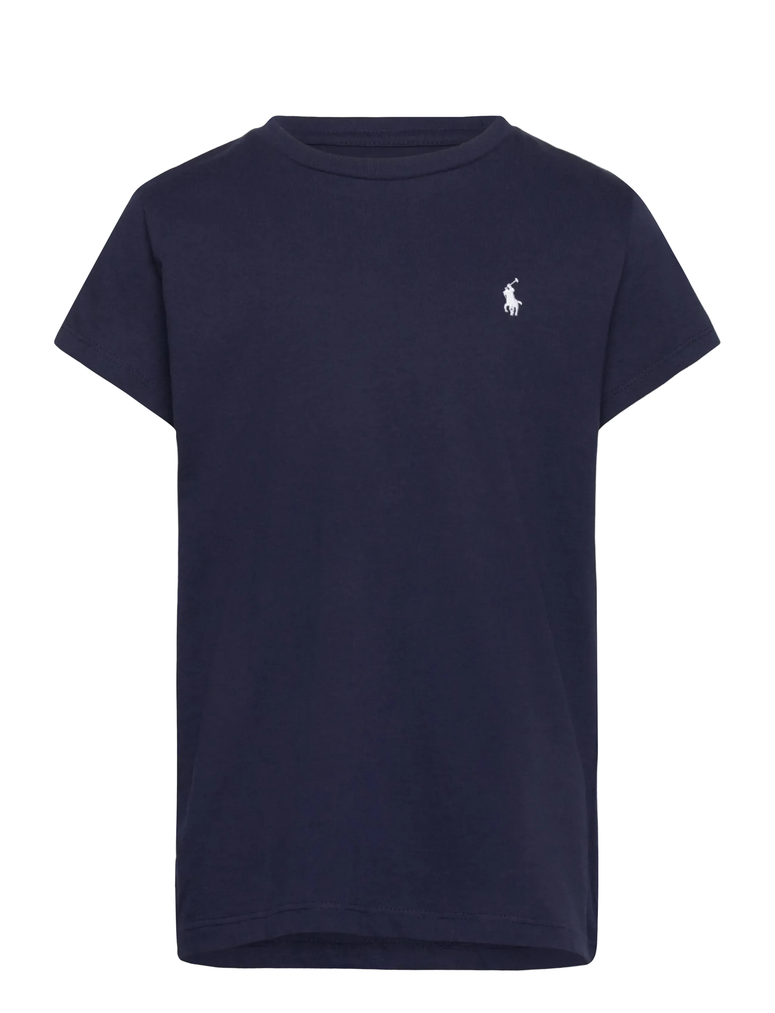 Ralph Lauren Kids 30/1 JERSEY-SS CN TEE-TP-KNT - Shop efter størrelse - NEWPORT NAVY W/WH / navy