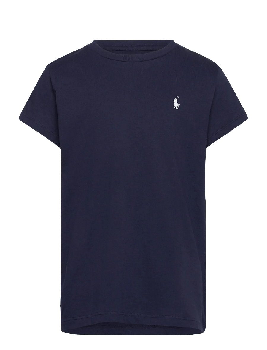 Ralph Lauren Kids - 30/1 JERSEY-SS CN TEE-TP-KNT - kurzärmelige - newport navy w/wh - 1