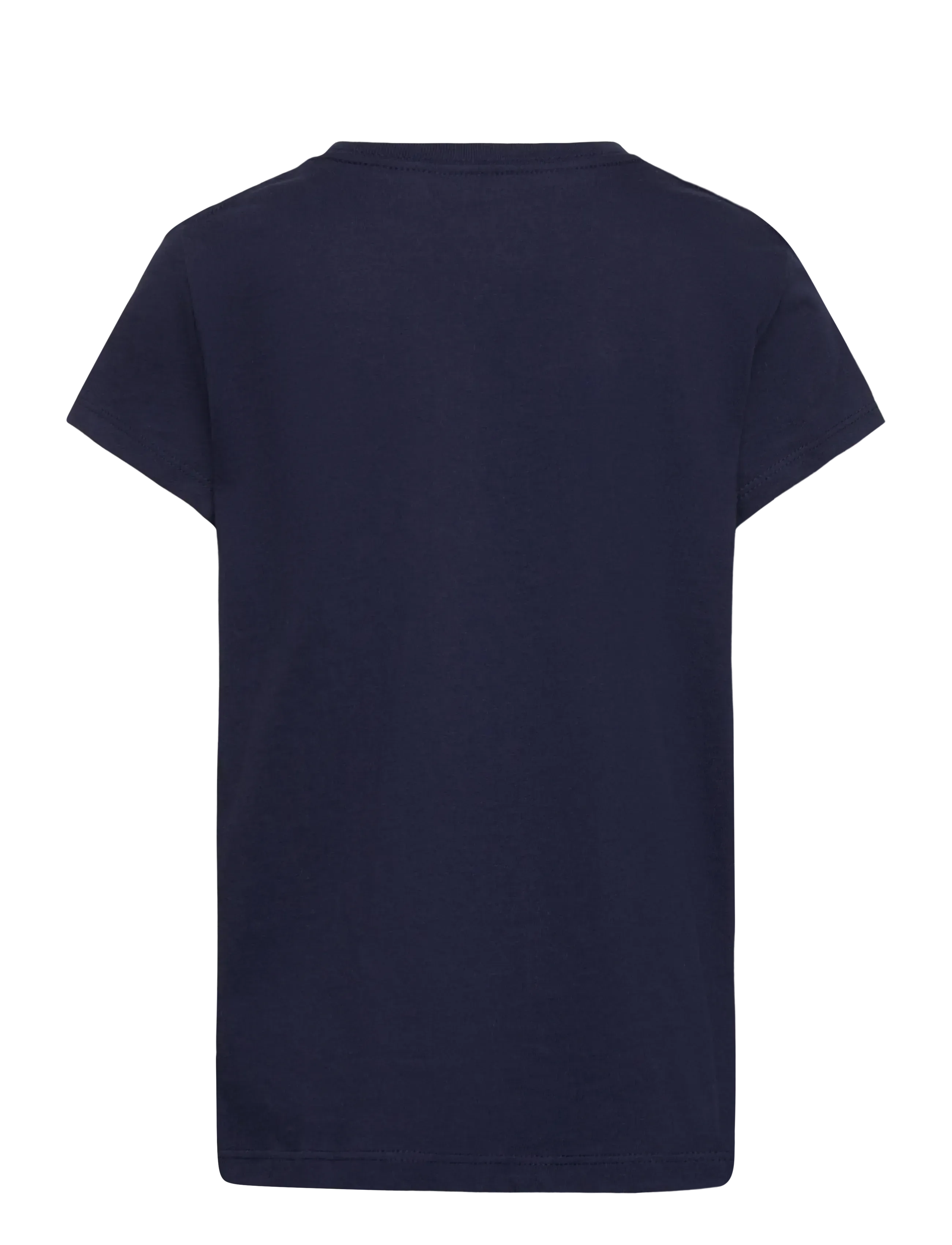 Ralph Lauren Kids - Cotton Jersey Crewneck Tee - kortærmede t-shirts - newport navy w/wh - 2