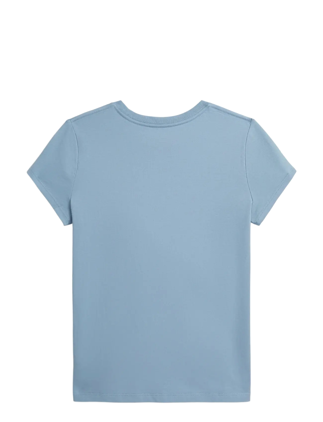 Ralph Lauren Kids - Cotton Jersey Crewneck Tee - kortærmede t-shirts - vessel blue - 1