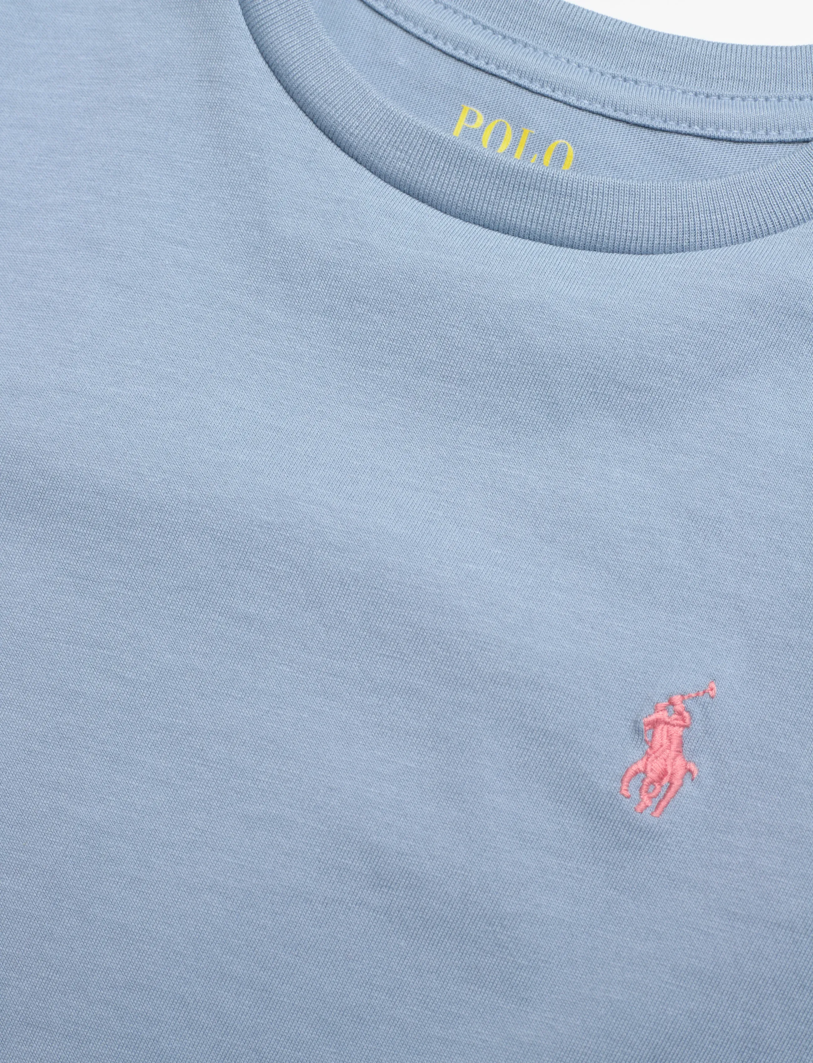 Ralph Lauren Kids - Cotton Jersey Crewneck Tee - kortærmede t-shirts - vessel blue - 2