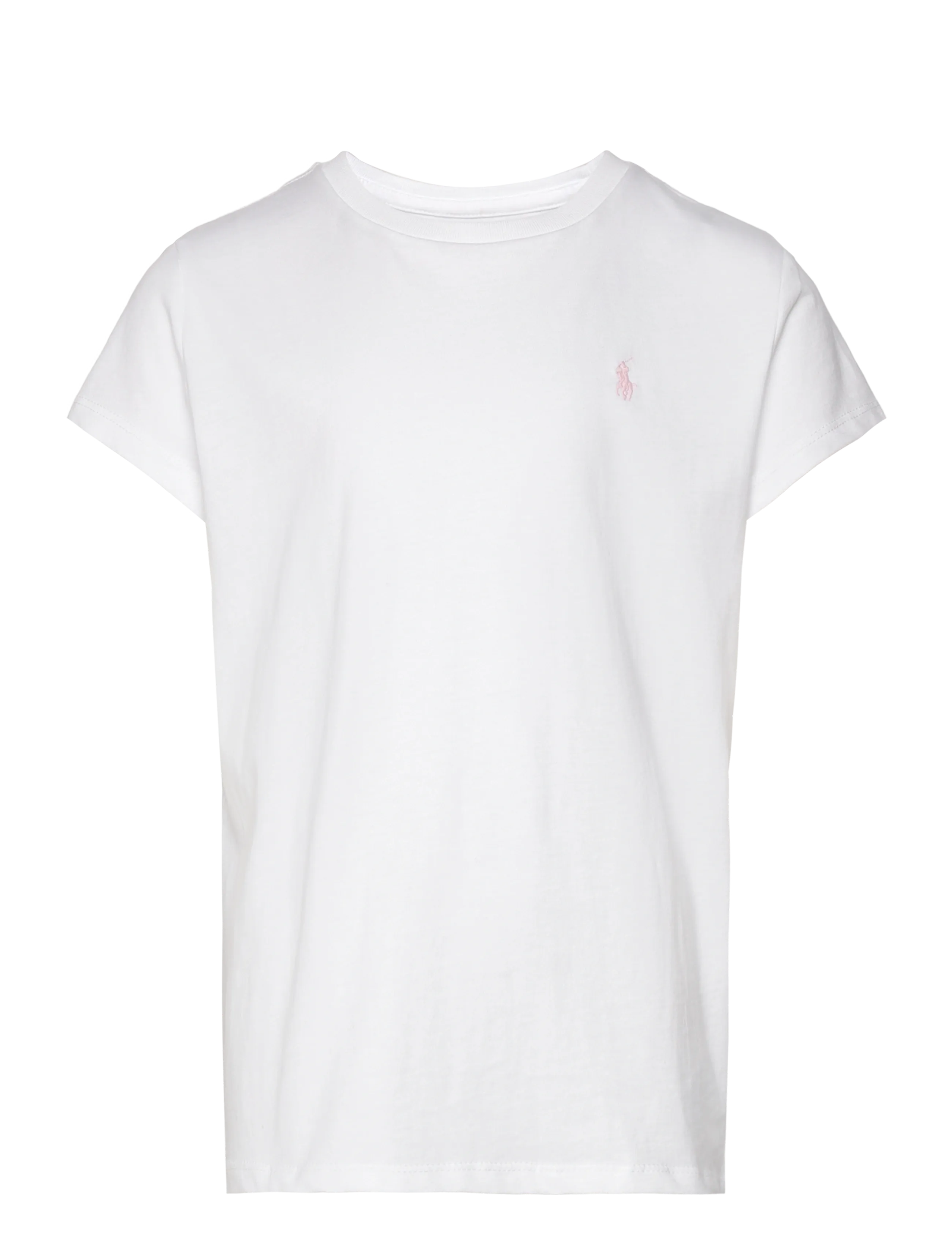 Ralph Lauren Kids 30/1 JERSEY-SS CN TEE-TP-KNT - 4 for 3 - WHITE W/ HINT OF / white
