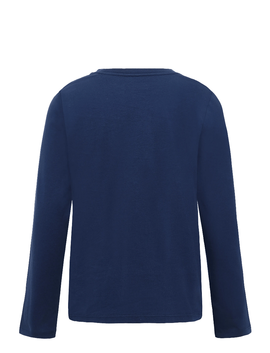 Ralph Lauren Kids - 30/1 JERSEY-TP-KNT - langärmelig - newport navy w wh - 1