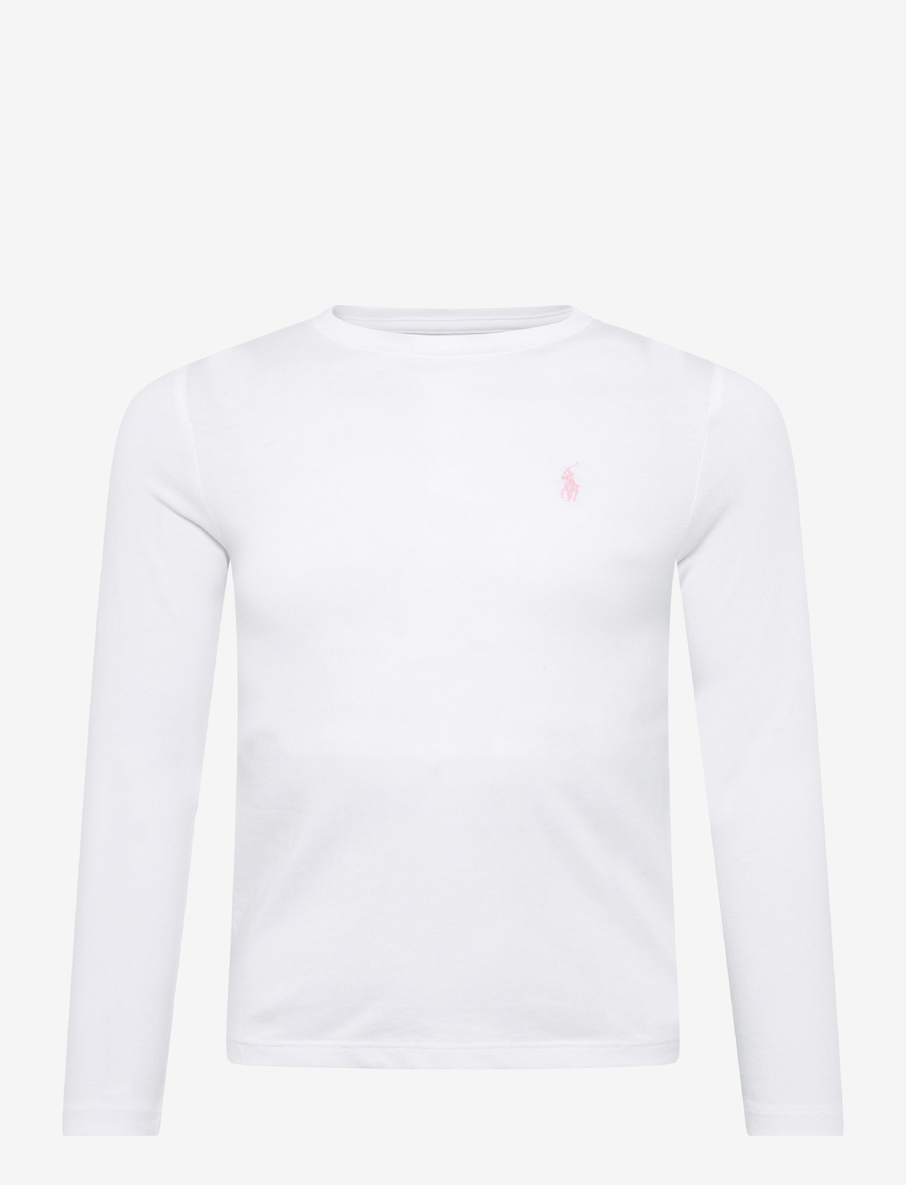 Ralph Lauren Kids 30/1 JERSEY-TP-KNT - Oberteile - WHITE W HINT OF P / white