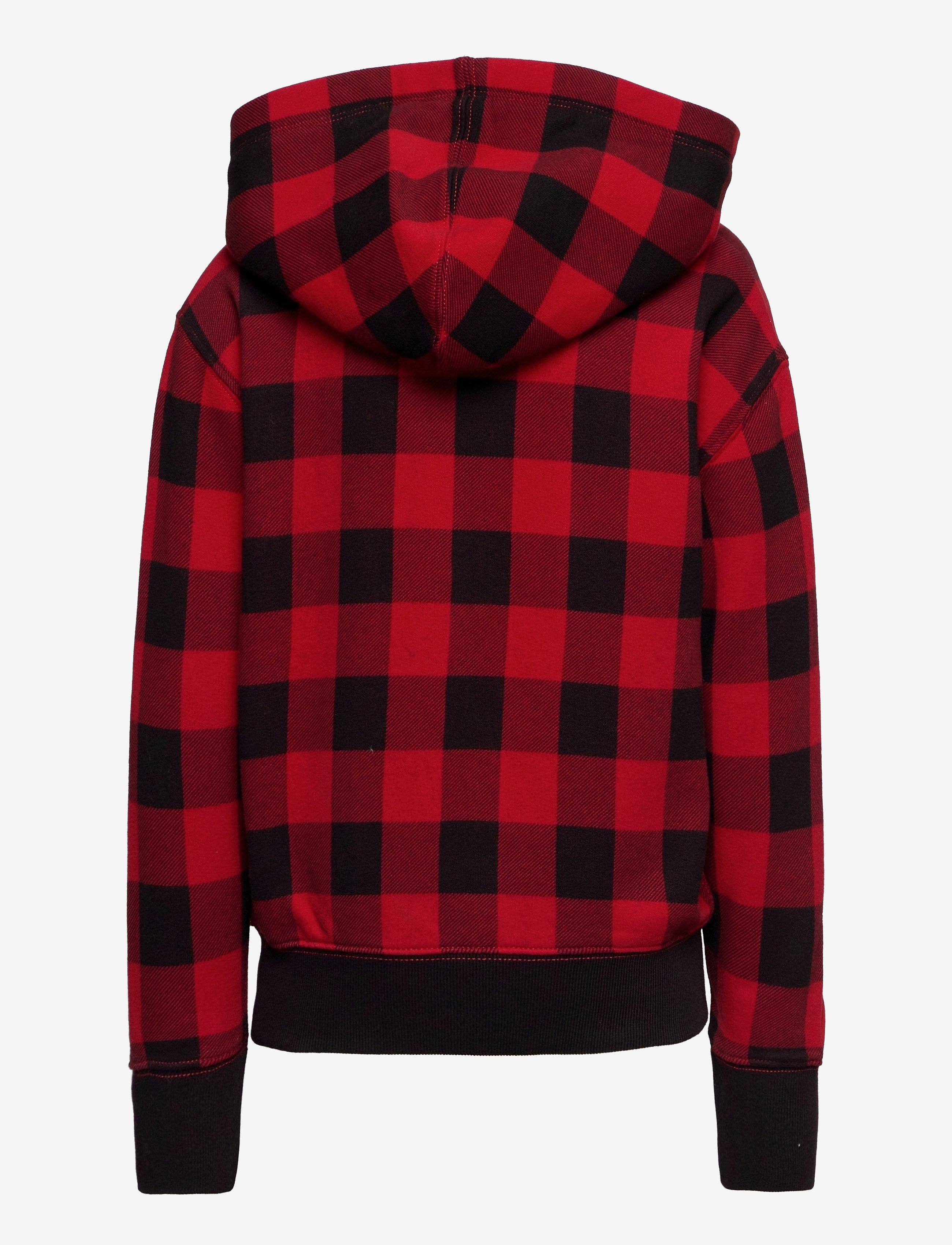 Ralph Lauren Kids - Polo Bear Fleece Hoodie - buffalo plaid - 1