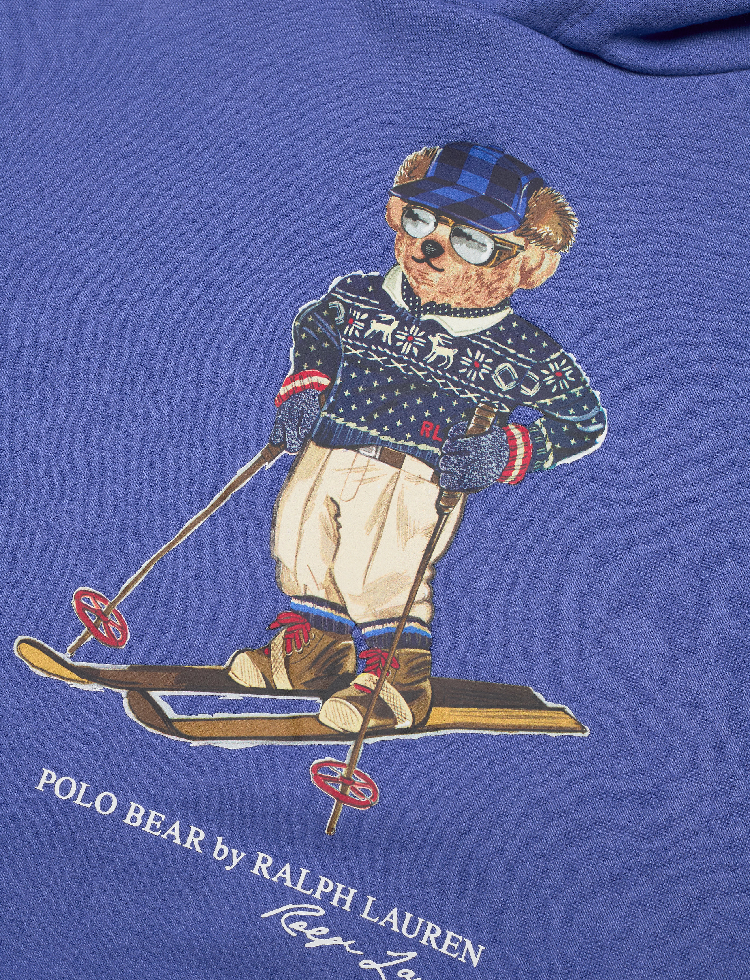 Ralph Lauren Kids - Polo Bear Fleece Hoodie - indigo sky - 2