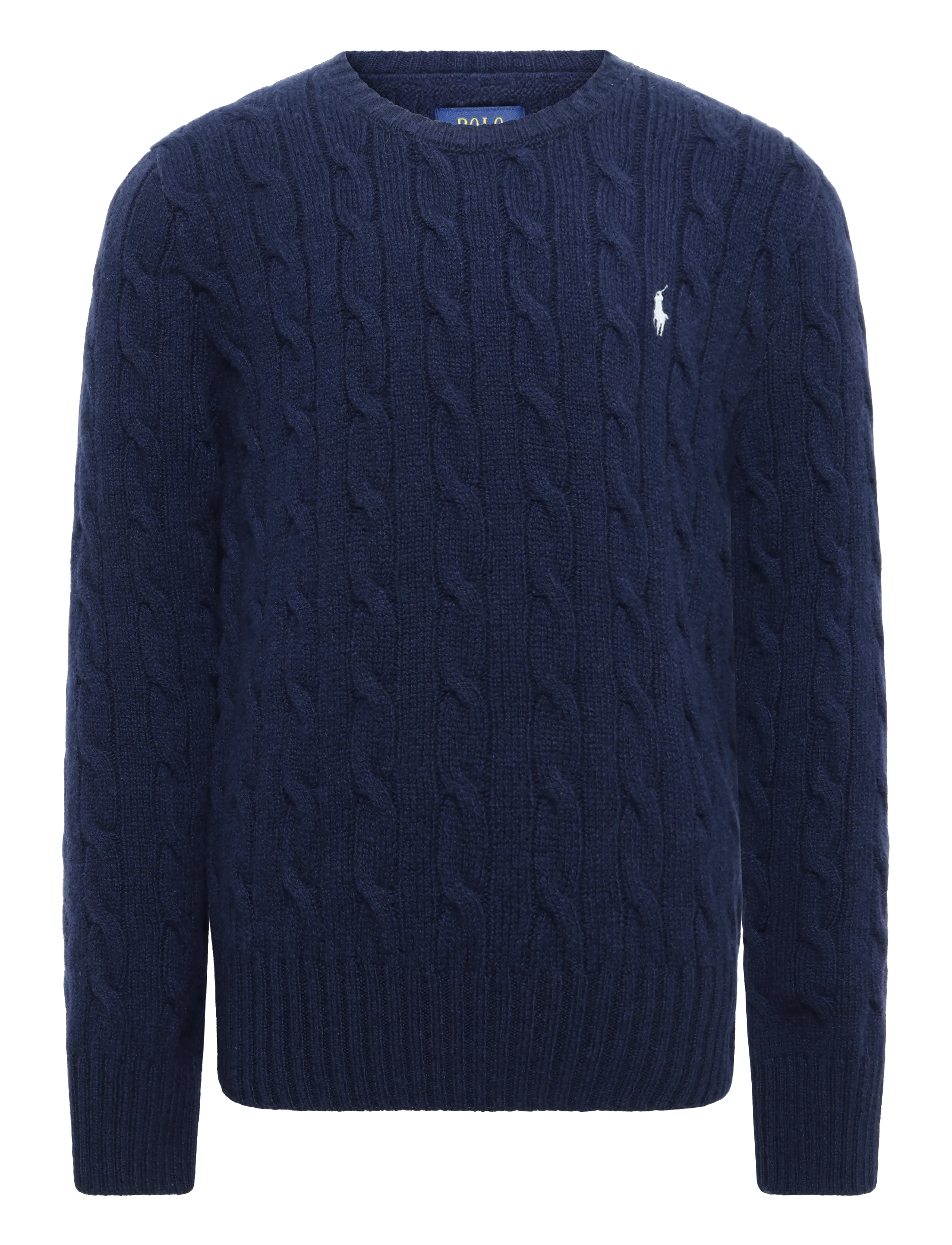 Ralph Lauren Kids 2/15 WOOL/CASH RWS-CABLE CN-SV-PLO - Back to school - HUNTER  NAVY W/ C2740 NEVIS PP / navy