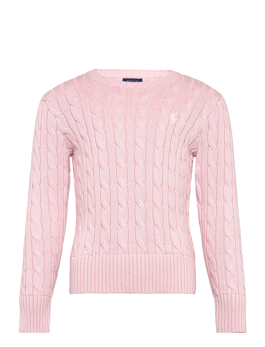 Ralph Lauren Kids - 20/2 COTTON-CABLE CN-TP-SWT - neulepuserot - hint of pink w/ n - 1