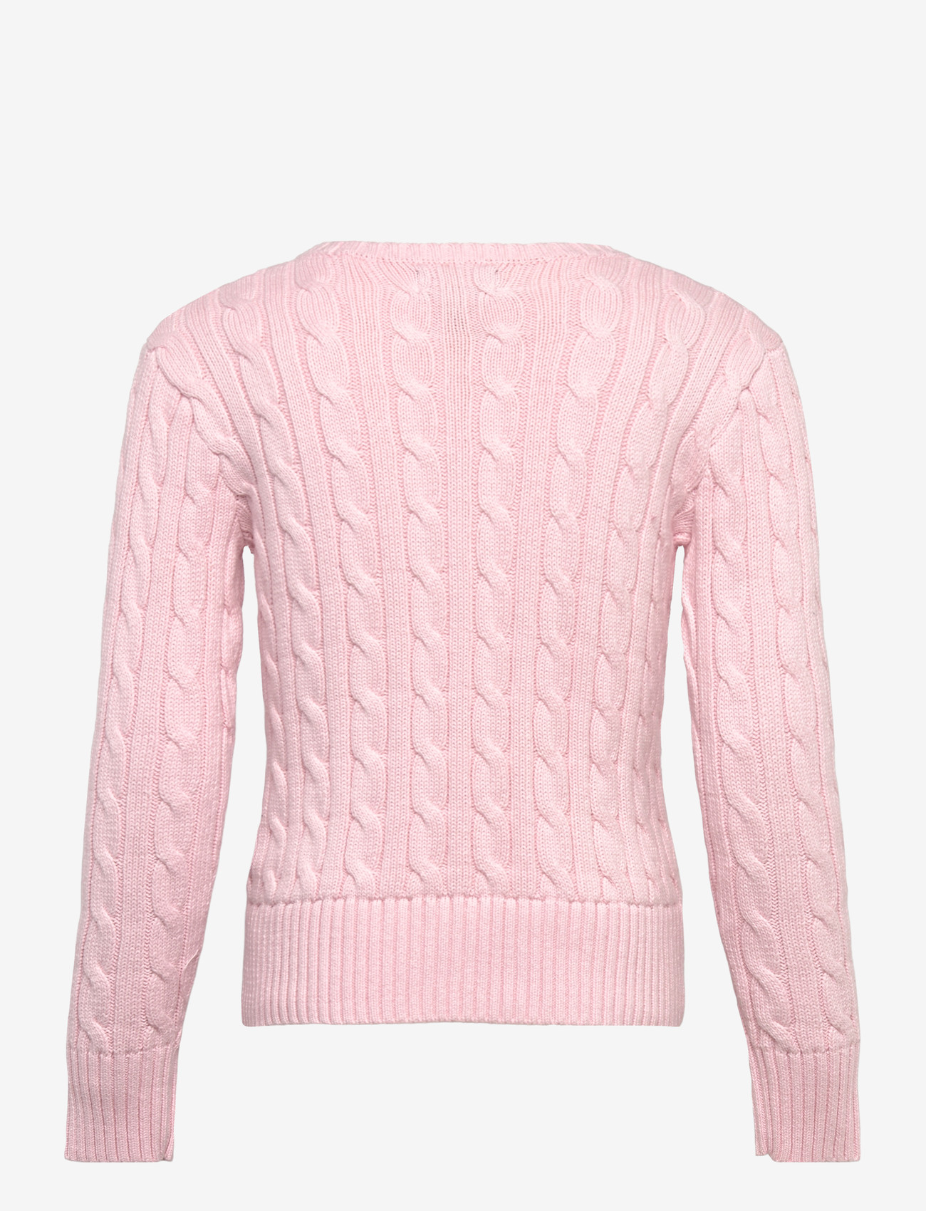 Ralph Lauren Kids - Cable-Knit Cotton Sweater - neulepuserot - hint of pink w/ n - 1