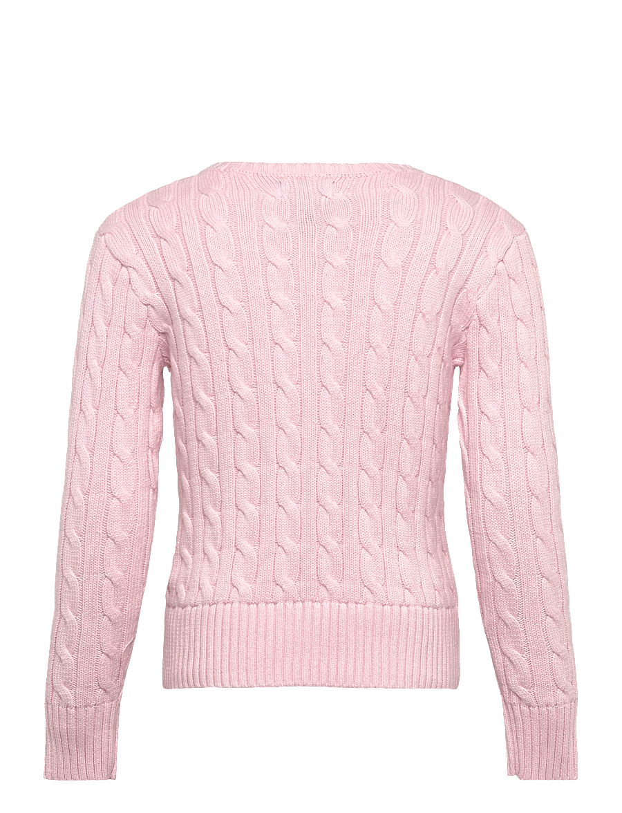 Ralph Lauren Kids - 20/2 COTTON-CABLE CN-TP-SWT - neulepuserot - hint of pink w/ n - 2