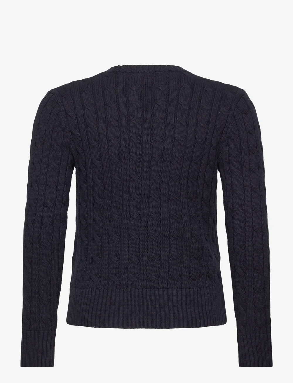 Ralph Lauren Kids - Cable-Knit Cotton Sweater - stickade tröjor - rl navy w/ nevis - 2