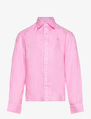 Ralph Lauren Kids - LINEN-LISMORE SHRT-SI-SPS - marškiniai ilgomis rankovėmis - carmel pink - 0