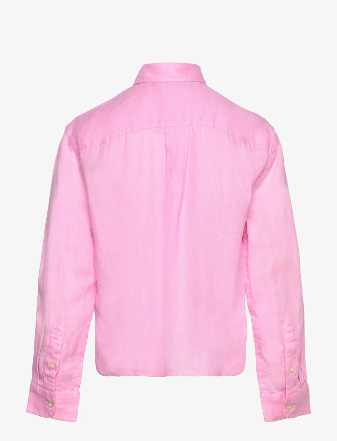 Ralph Lauren Kids - LINEN-LISMORE SHRT-SI-SPS - marškiniai ilgomis rankovėmis - carmel pink - 1