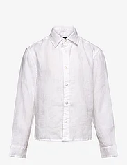 Ralph Lauren Kids - LINEN-LISMORE SHRT-SI-SPS - marškiniai ilgomis rankovėmis - white - 0