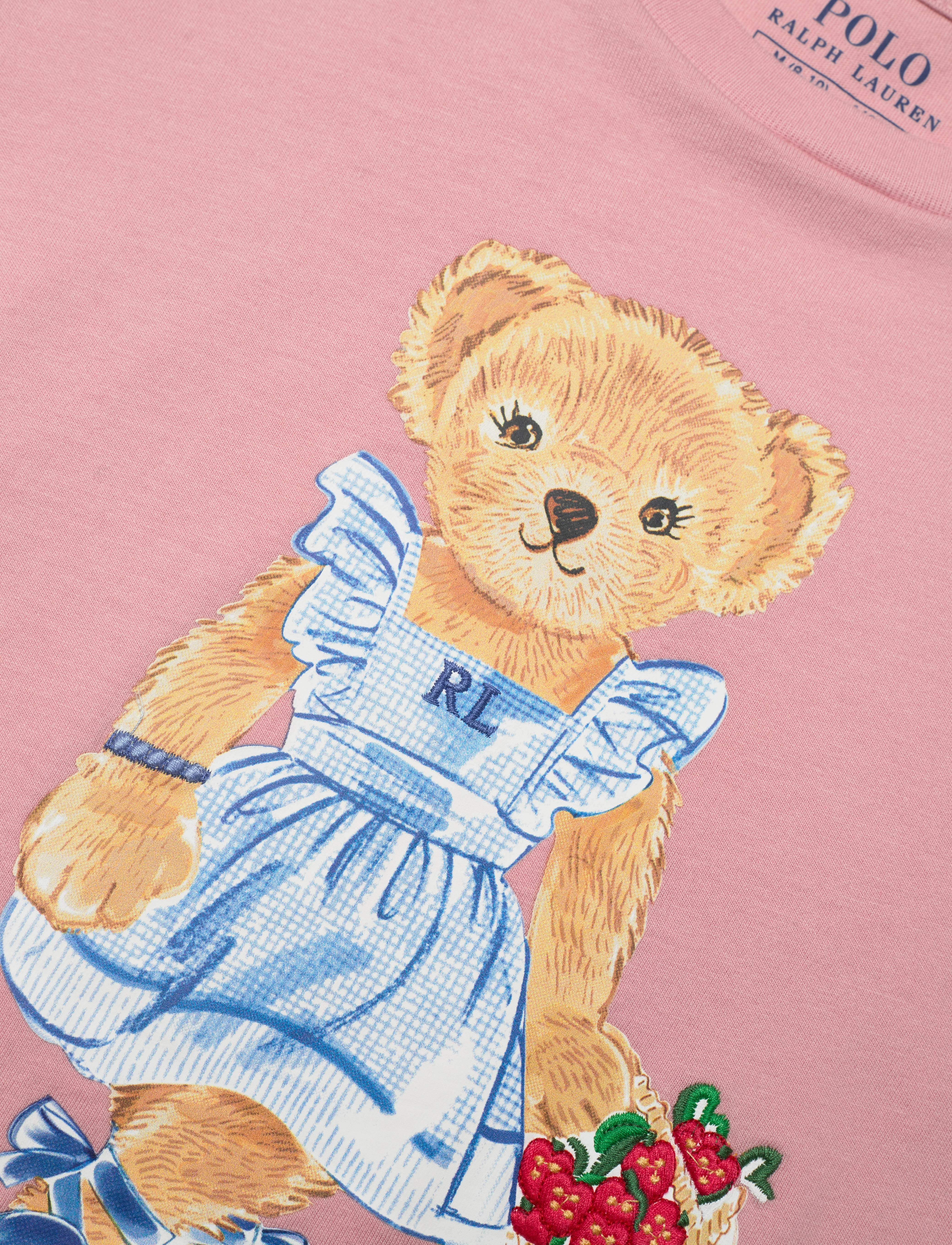 Ralph Lauren Kids - Polo Bear Cotton Jersey Tee - adirondack rose - 2