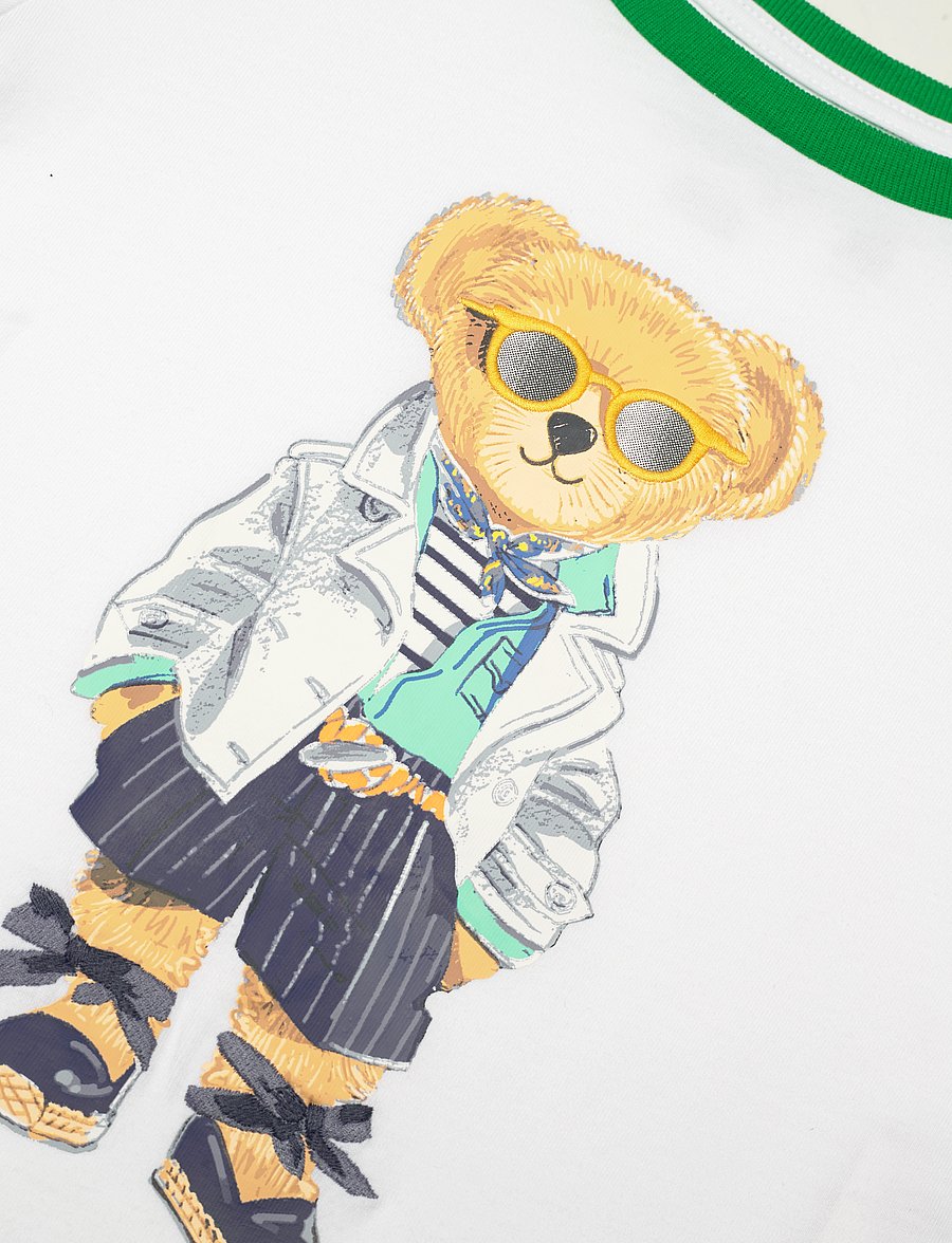 Ralph Lauren Kids - Polo Bear Cotton Jersey Tee - white - 2