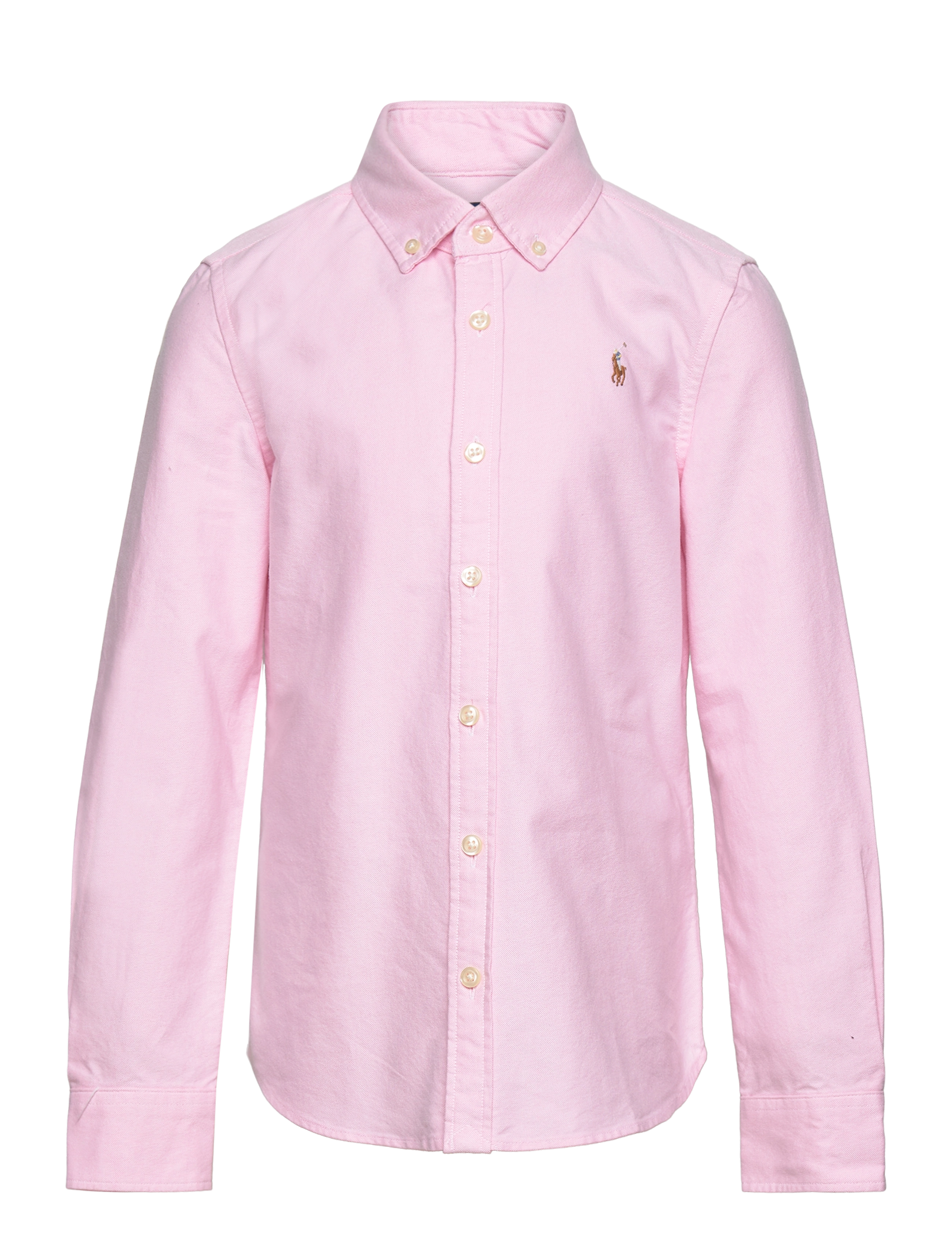 Ralph Lauren Kids Cotton Oxford Shirt - Overdele - BATH PINK / pink/rose