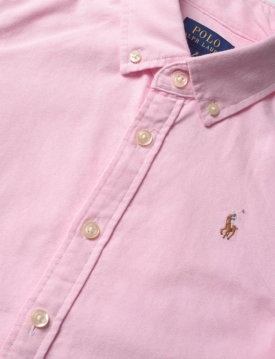 Ralph Lauren Kids - Cotton Oxford Shirt - chemises à manches longues - bath pink - 5