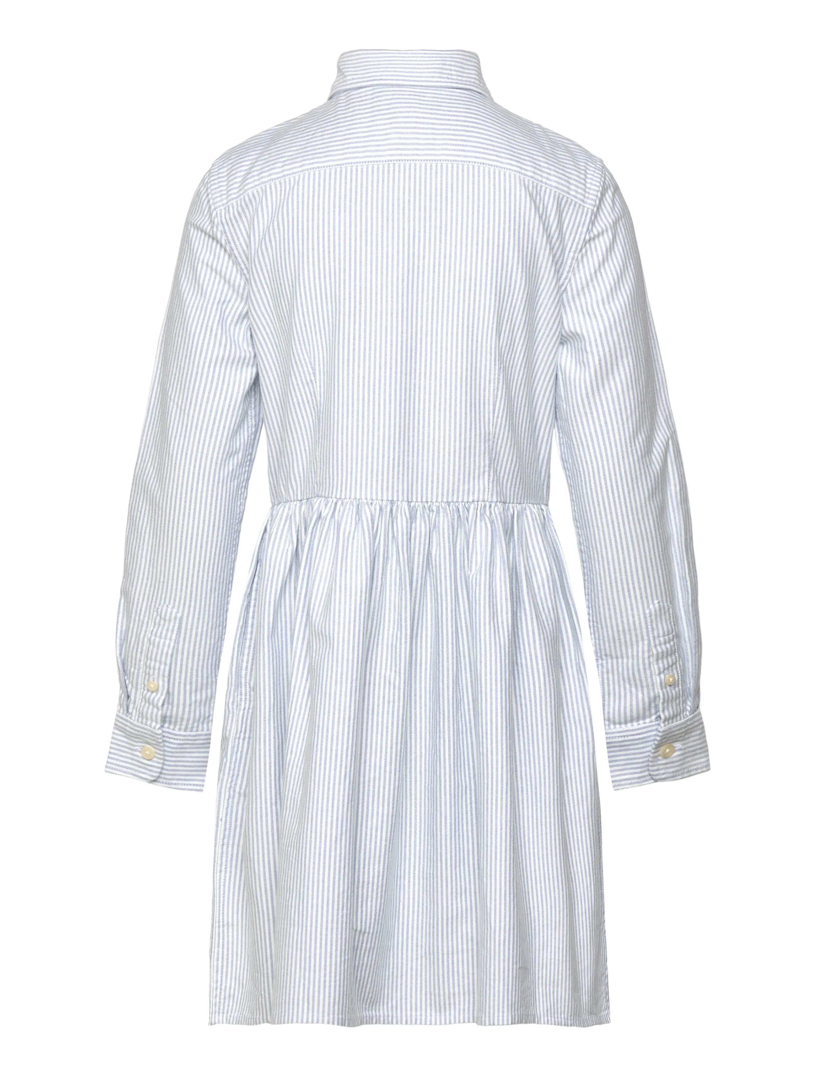 Ralph Lauren Kids - Striped Cotton Oxford Shirtdress - bsr blue/white - 1