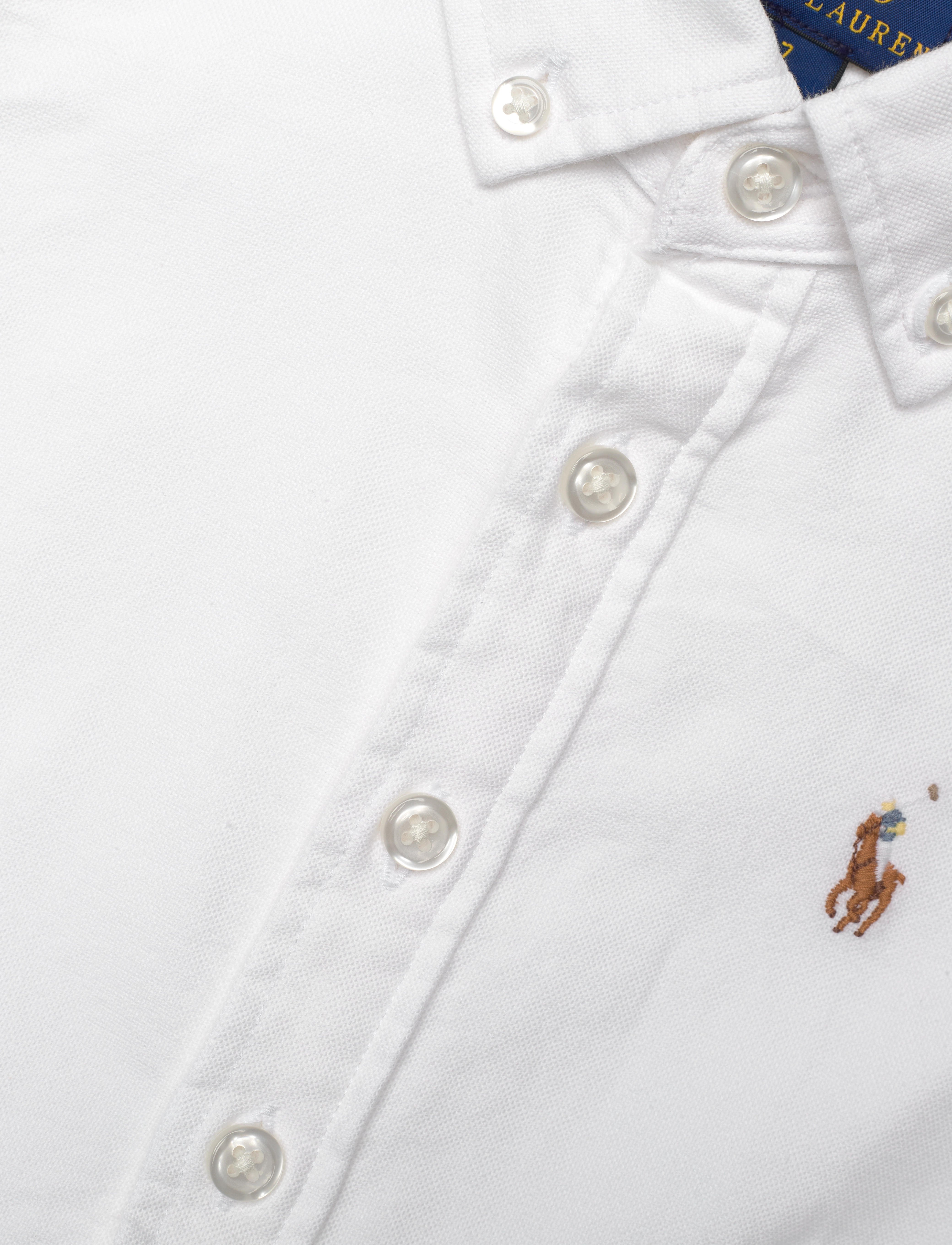 Ralph Lauren Kids - CLASSIC OXFORD-LATOYIAOXFSD-DR-DAD - robes décontractées sans manches - bsr white - 5
