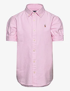 Cotton Oxford Short-Sleeve Shirt, Ralph Lauren Kids