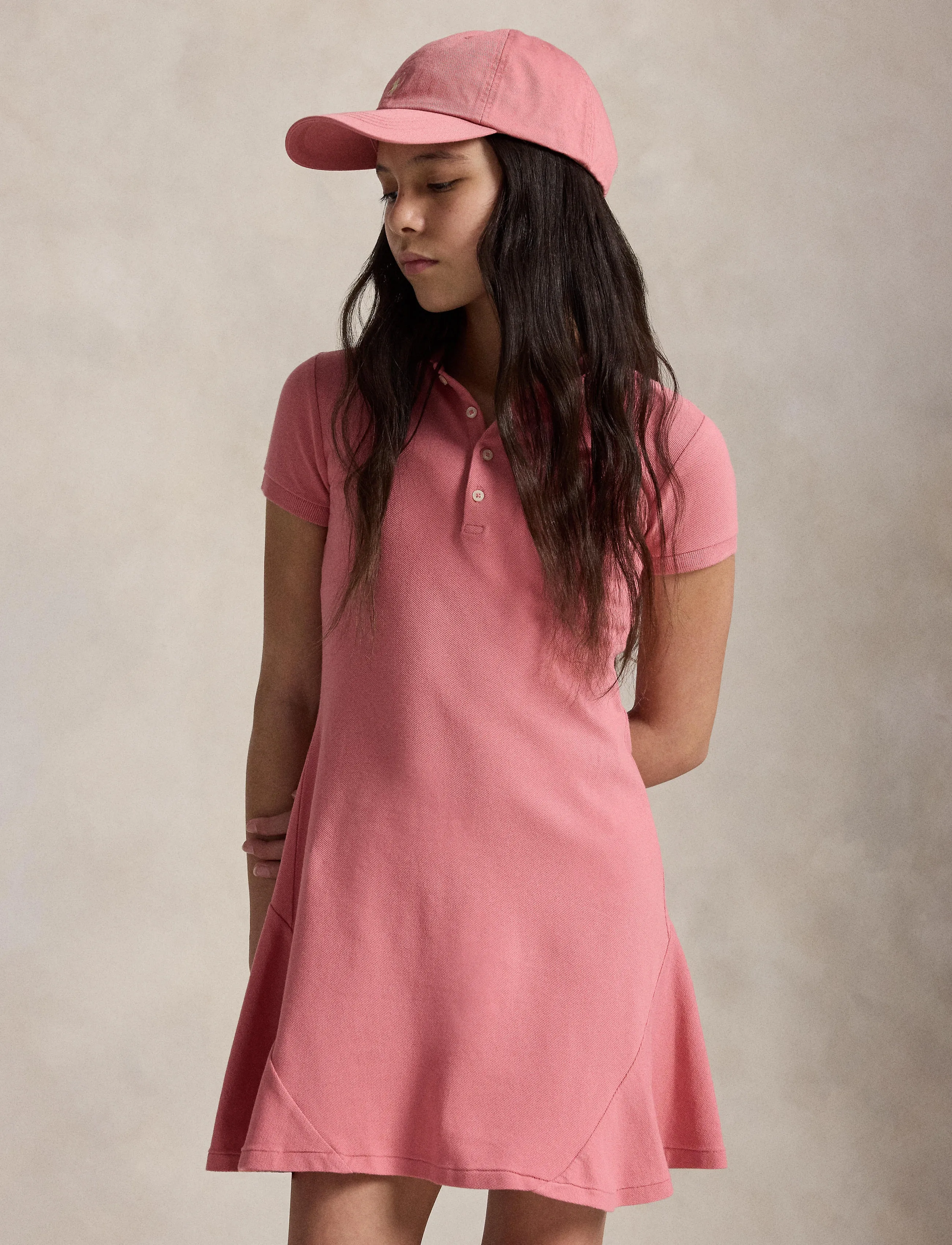Ralph Lauren Kids STRETCH MESH-FLAREPOLODR-DR-DAD - Clothing - DESERT ROSE / pink/rose